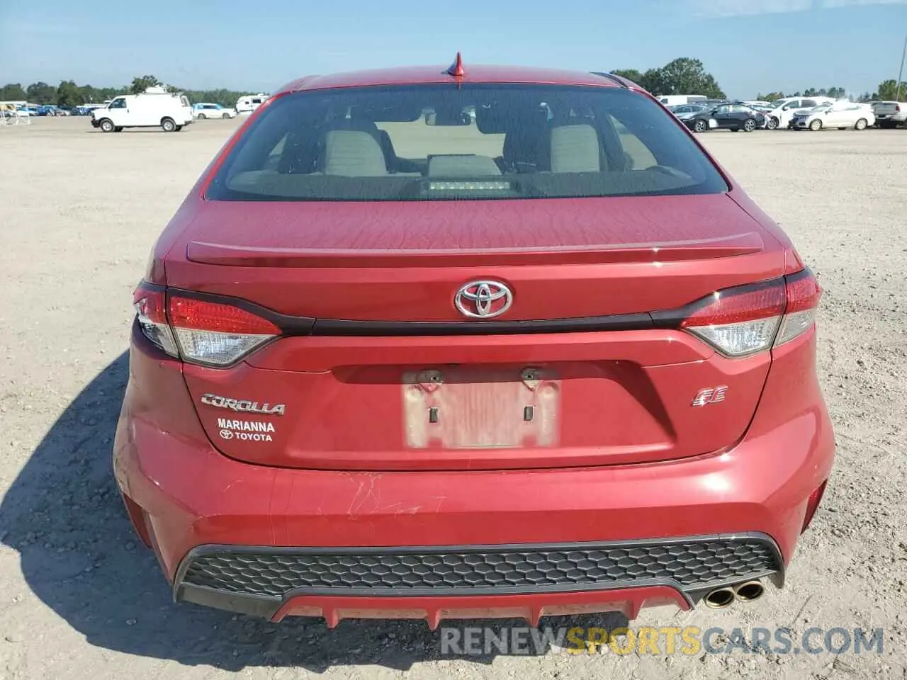 6 Photograph of a damaged car JTDS4MCE3MJ070572 TOYOTA COROLLA 2021