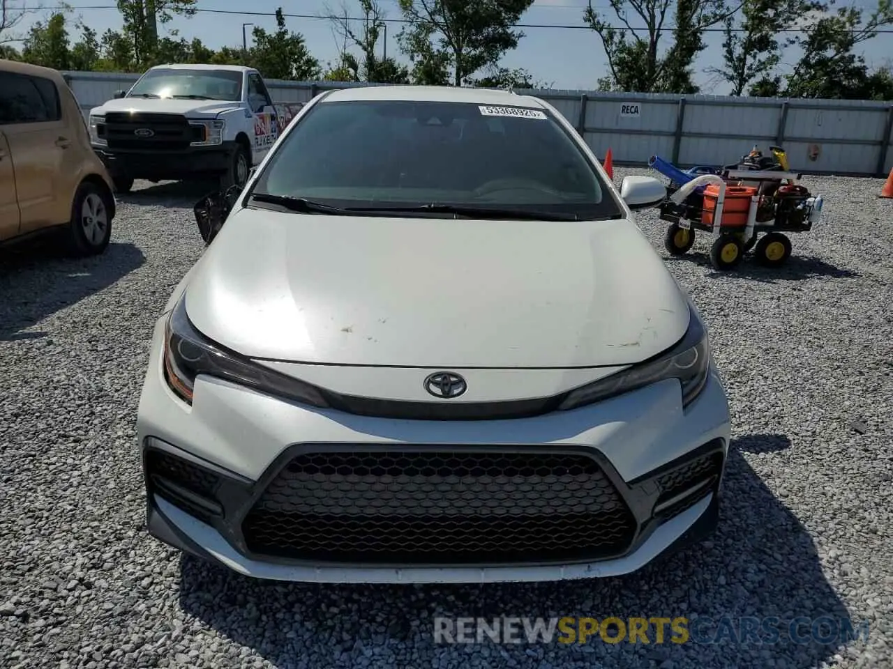 5 Photograph of a damaged car JTDS4MCE3MJ071415 TOYOTA COROLLA 2021