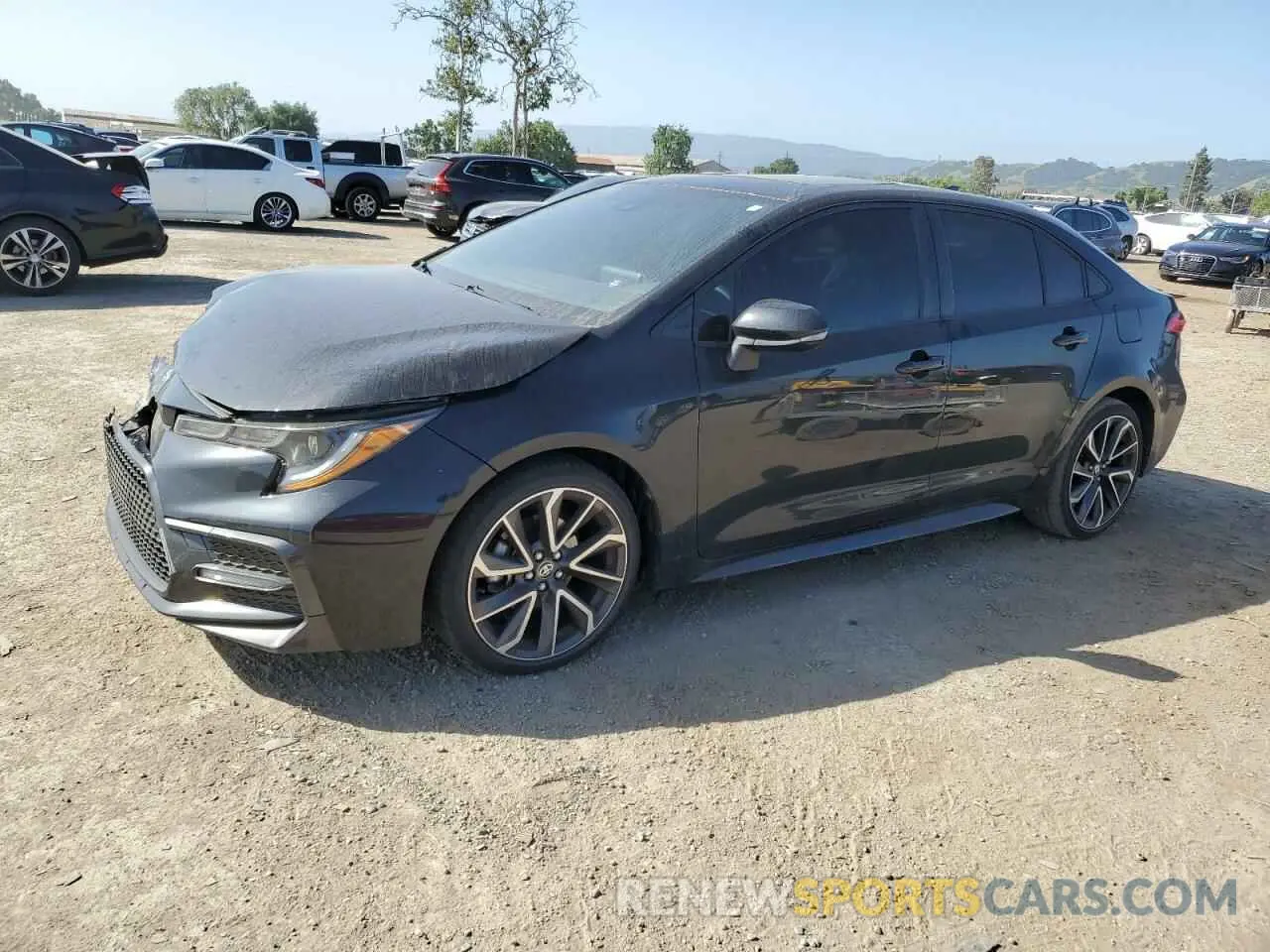 1 Photograph of a damaged car JTDS4MCE3MJ077490 TOYOTA COROLLA 2021