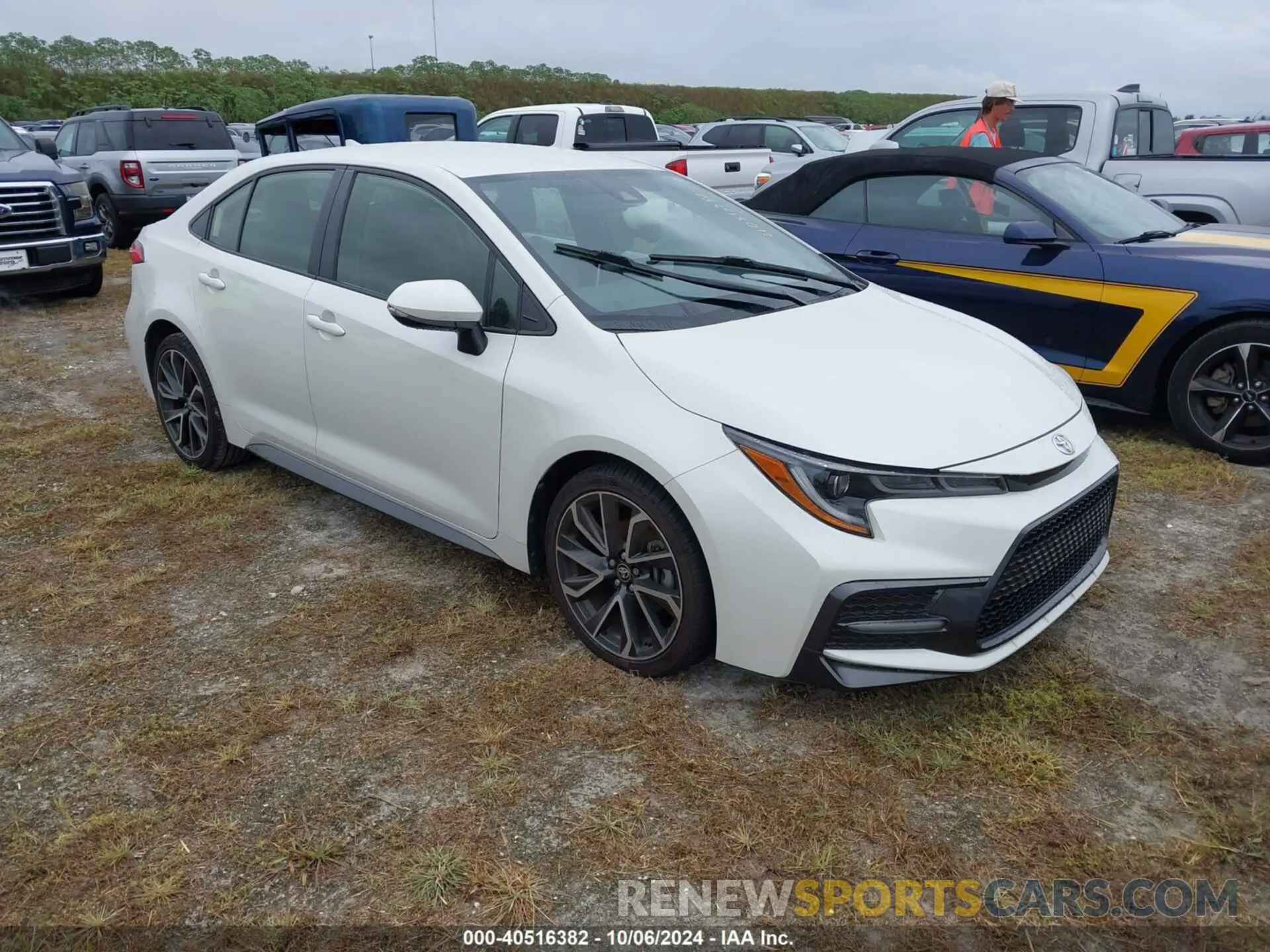 1 Photograph of a damaged car JTDS4MCE3MJ077828 TOYOTA COROLLA 2021