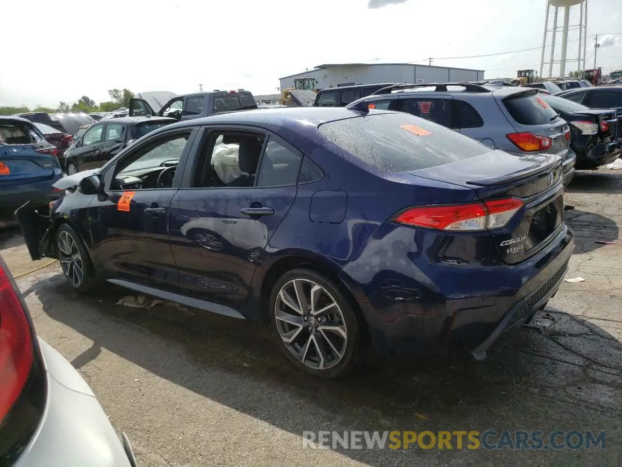 2 Photograph of a damaged car JTDS4MCE3MJ078428 TOYOTA COROLLA 2021