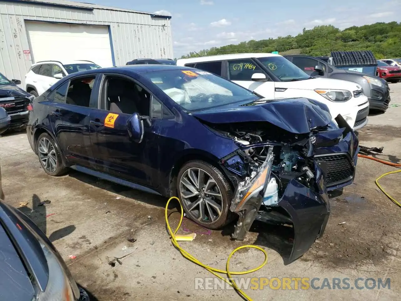 4 Photograph of a damaged car JTDS4MCE3MJ078428 TOYOTA COROLLA 2021