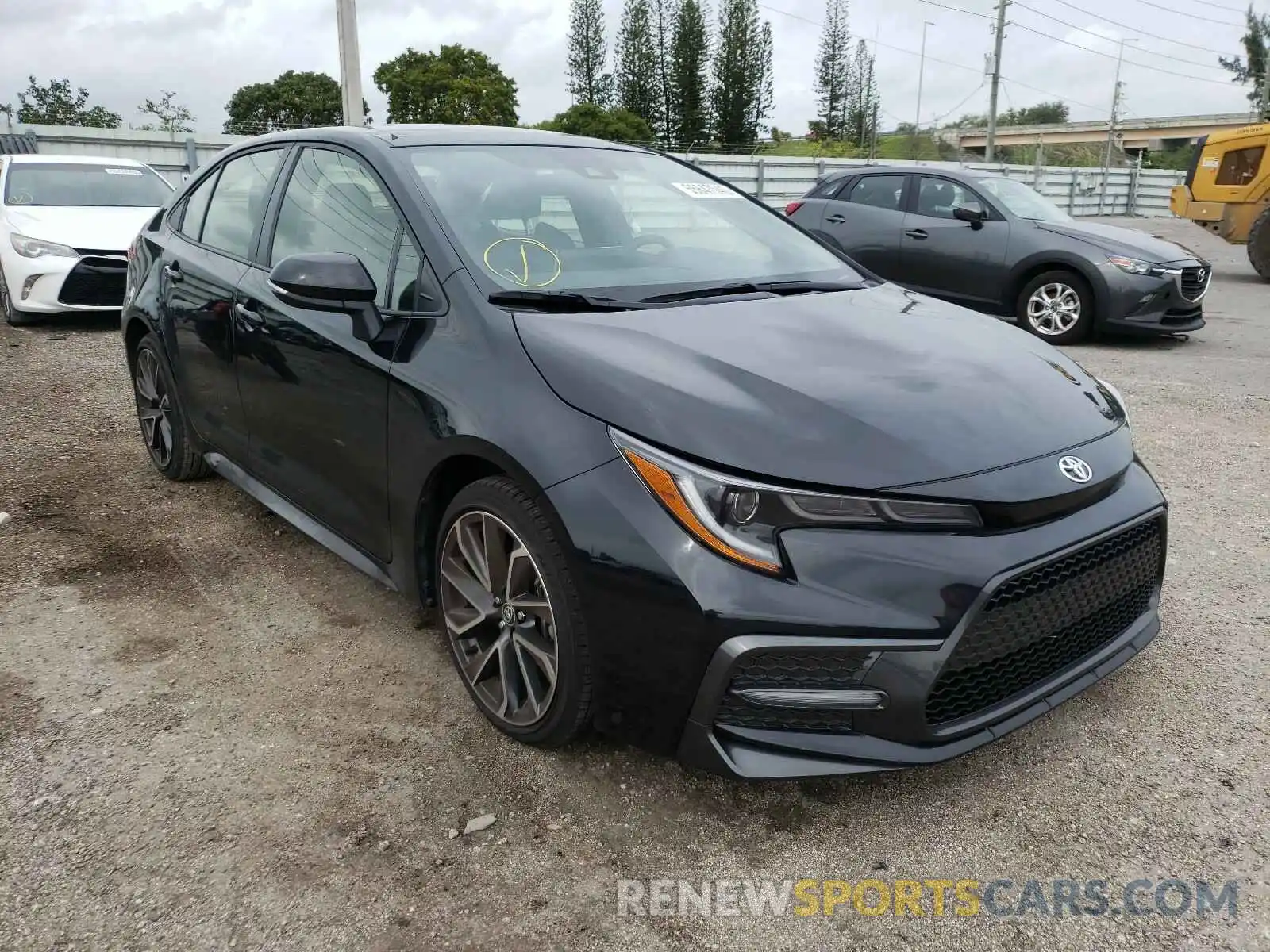 1 Photograph of a damaged car JTDS4MCE4MJ055353 TOYOTA COROLLA 2021