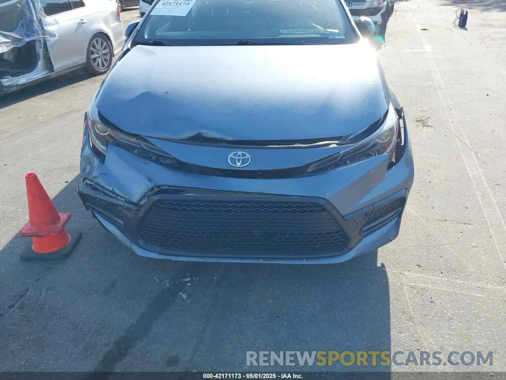 6 Photograph of a damaged car JTDS4MCE4MJ056681 TOYOTA COROLLA 2021