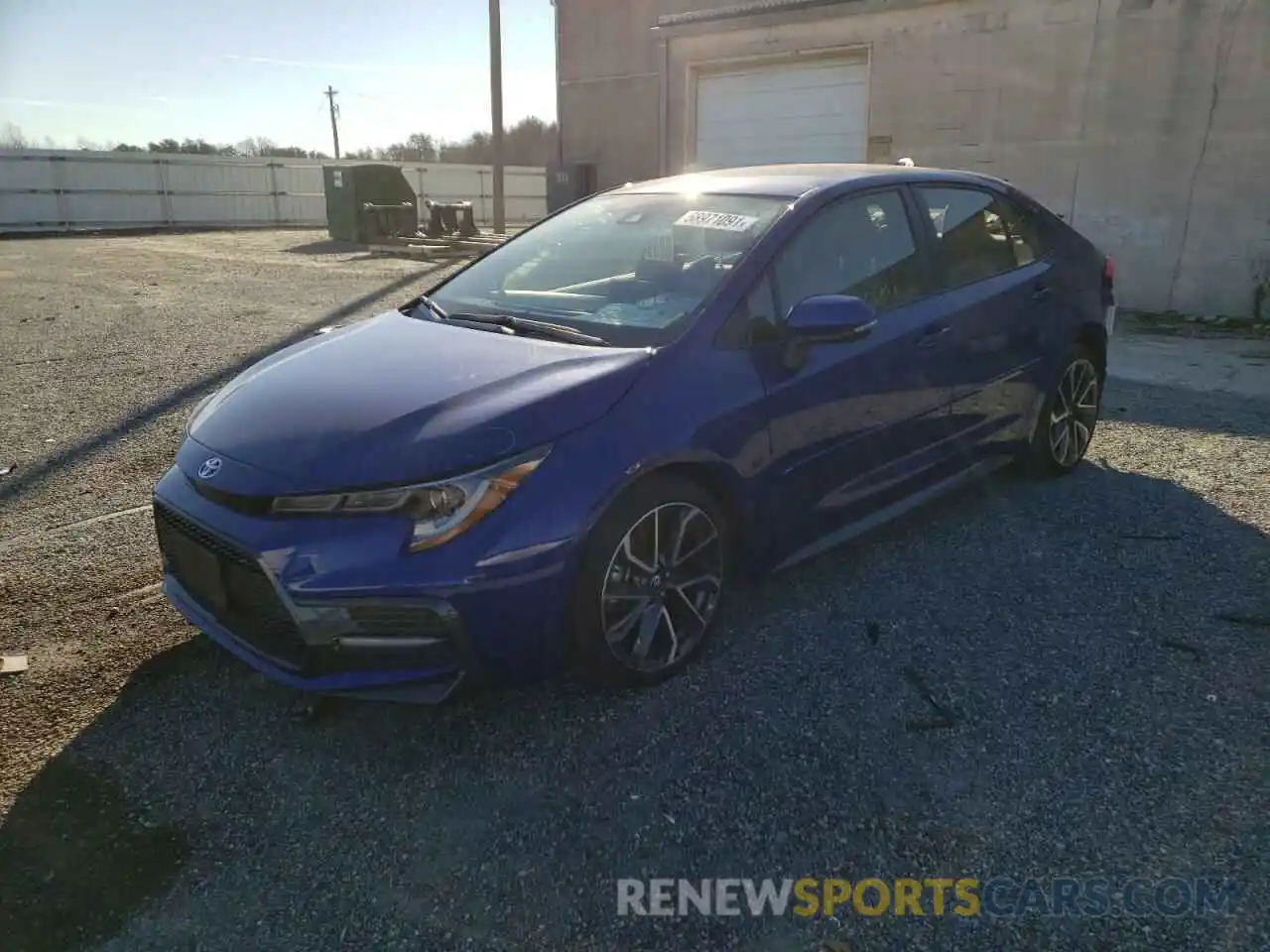 2 Photograph of a damaged car JTDS4MCE4MJ063243 TOYOTA COROLLA 2021