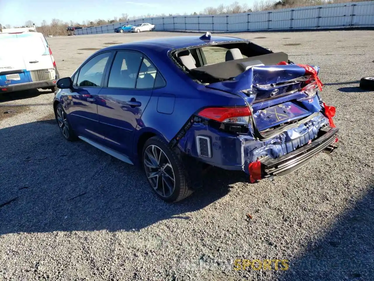 3 Photograph of a damaged car JTDS4MCE4MJ063243 TOYOTA COROLLA 2021