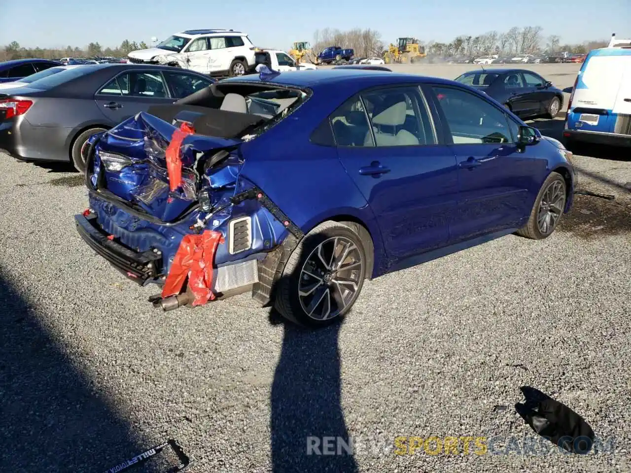 4 Photograph of a damaged car JTDS4MCE4MJ063243 TOYOTA COROLLA 2021