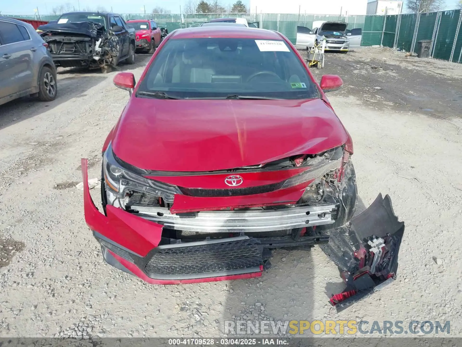 12 Photograph of a damaged car JTDS4MCE4MJ063503 TOYOTA COROLLA 2021