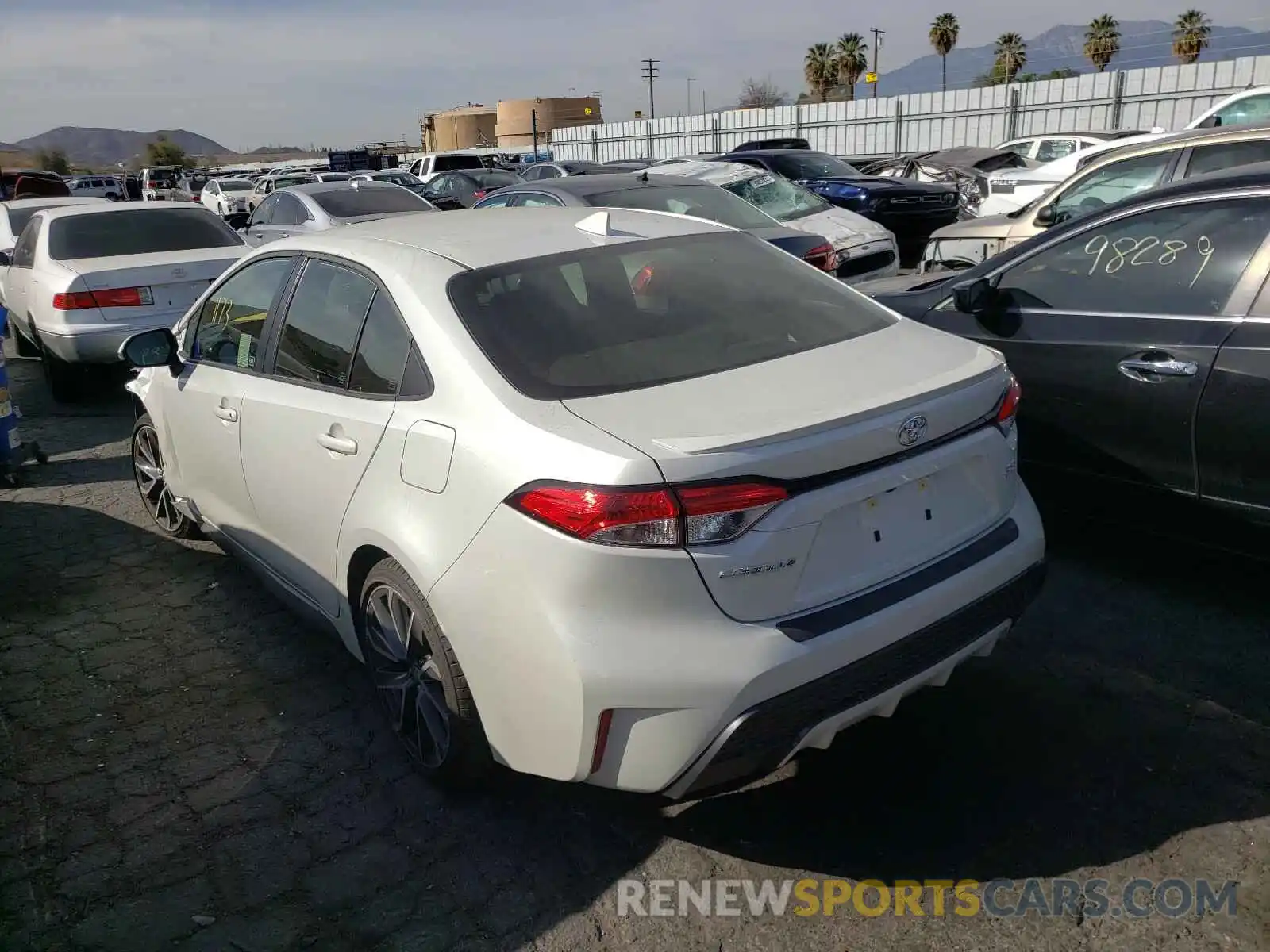 3 Photograph of a damaged car JTDS4MCE4MJ066840 TOYOTA COROLLA 2021