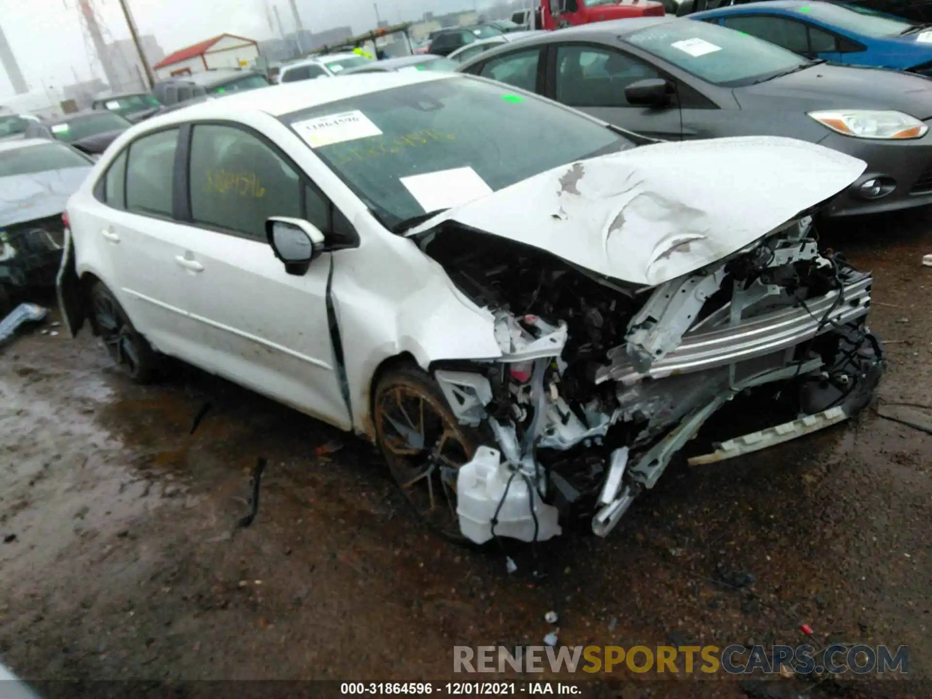 1 Photograph of a damaged car JTDS4MCE4MJ070516 TOYOTA COROLLA 2021