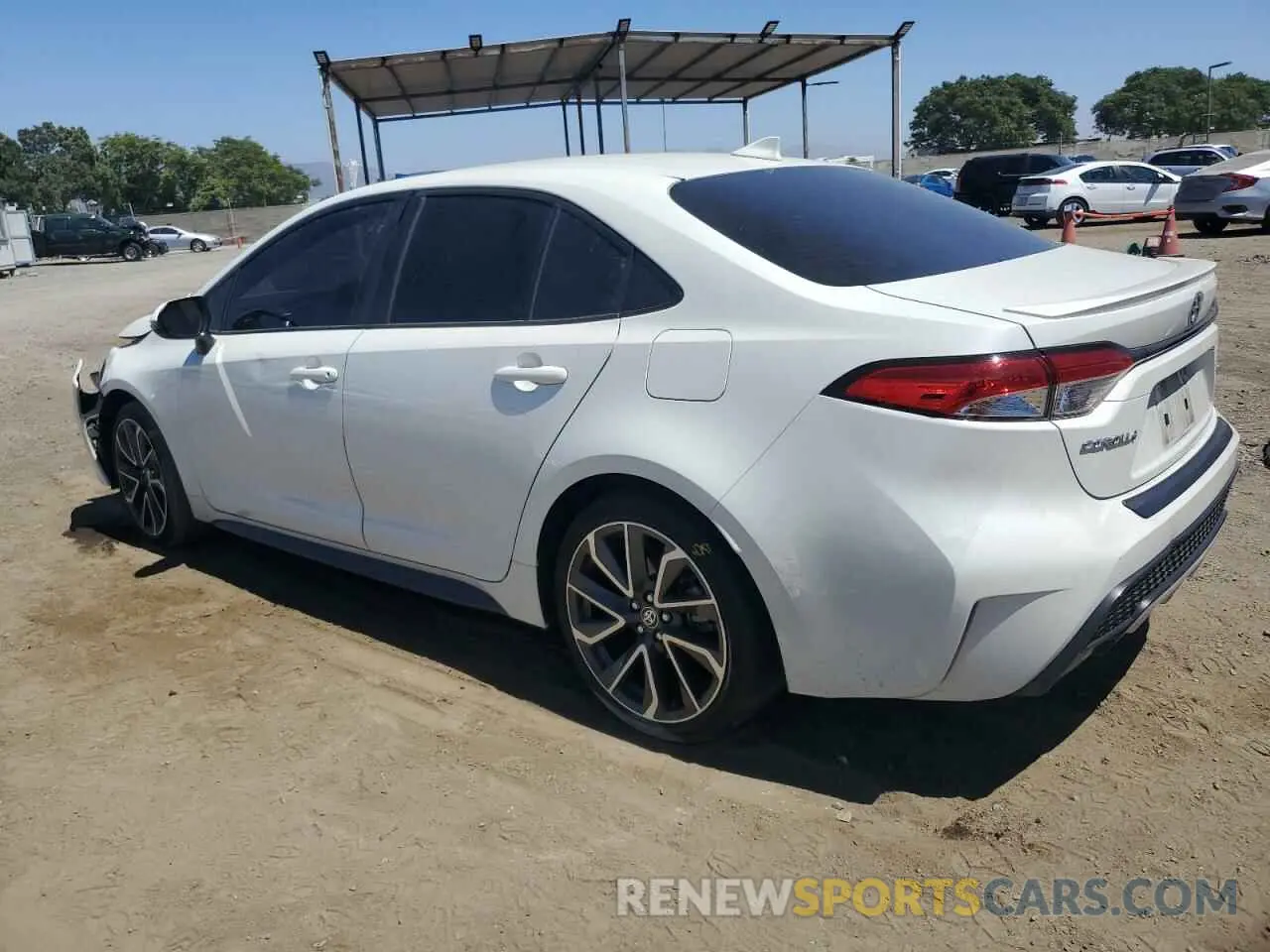 2 Photograph of a damaged car JTDS4MCE4MJ076235 TOYOTA COROLLA 2021