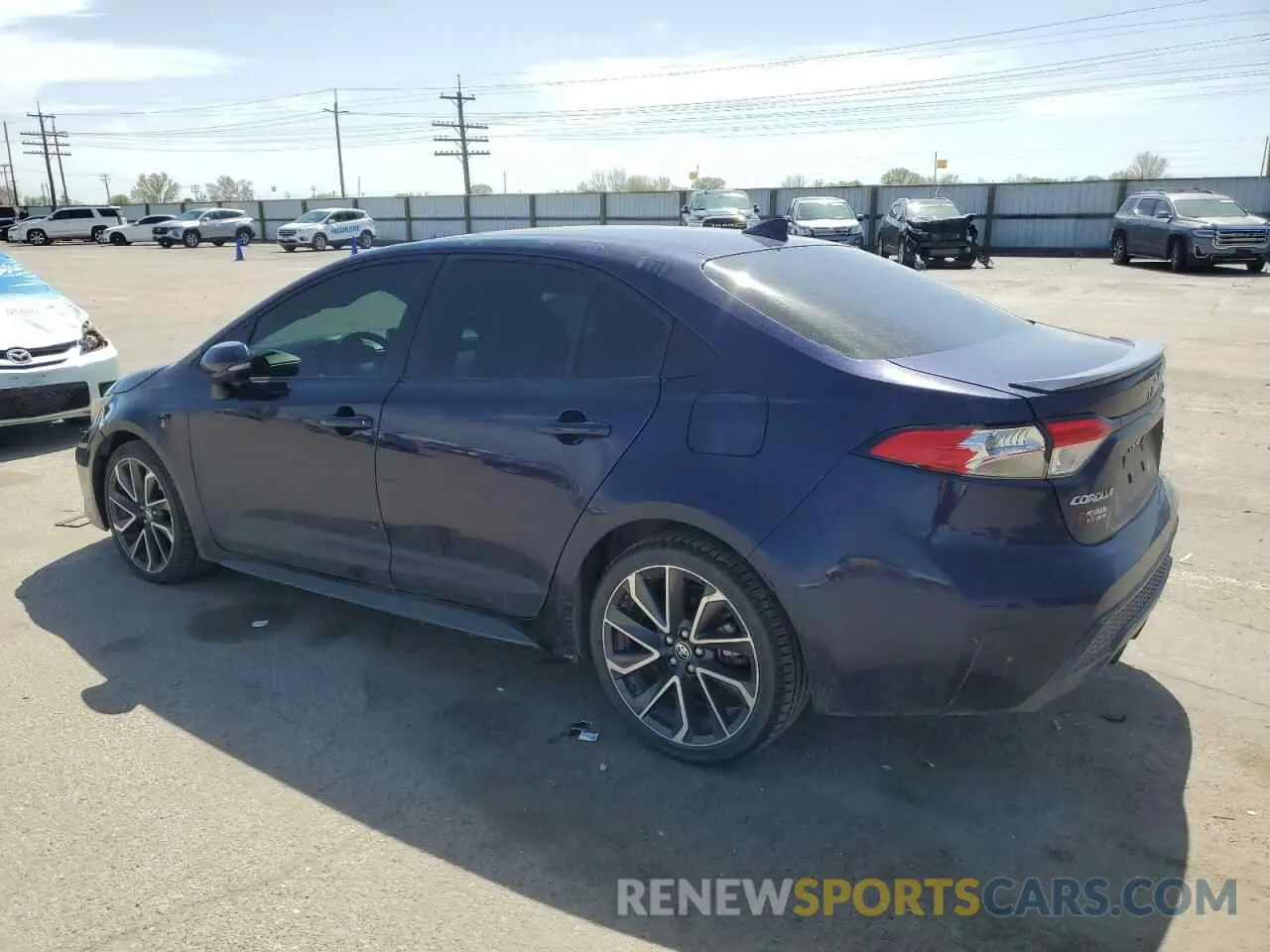 2 Photograph of a damaged car JTDS4MCE4MJ076588 TOYOTA COROLLA 2021