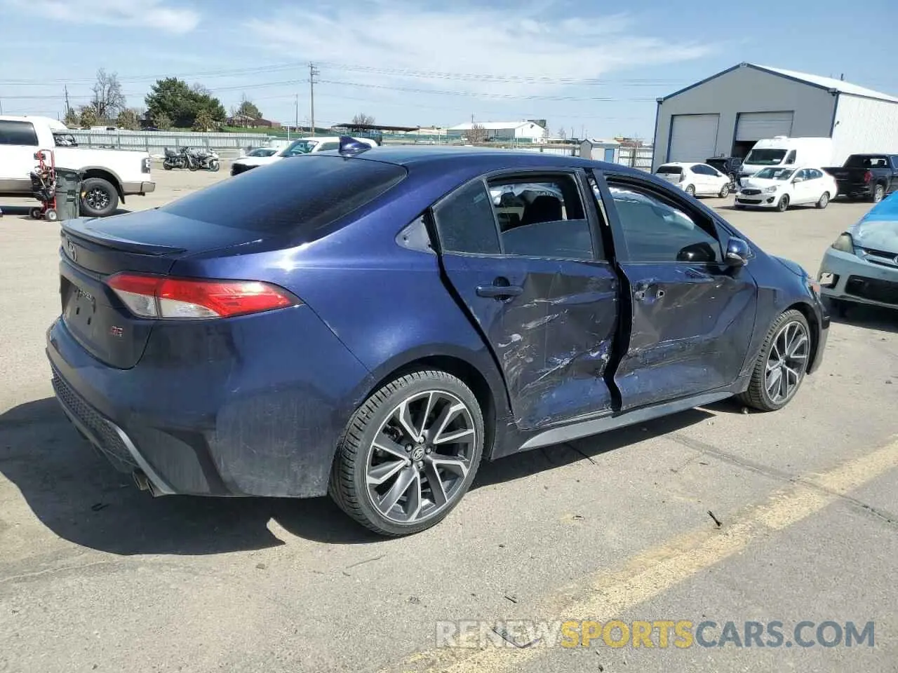 3 Photograph of a damaged car JTDS4MCE4MJ076588 TOYOTA COROLLA 2021