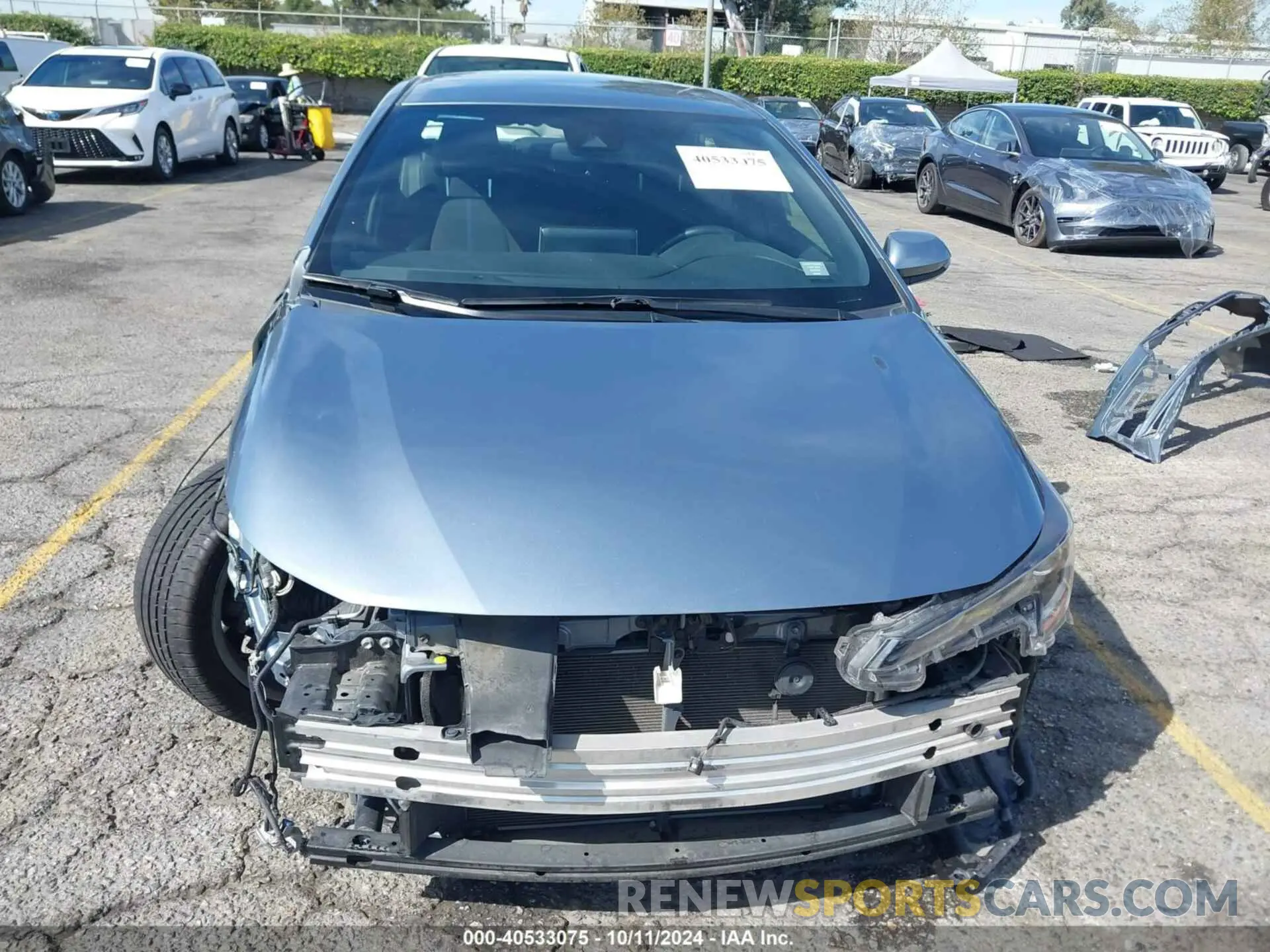 13 Photograph of a damaged car JTDS4MCE4MJ076896 TOYOTA COROLLA 2021