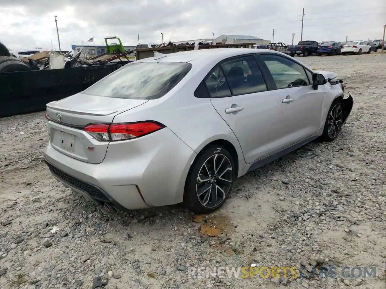 4 Photograph of a damaged car JTDS4MCE4MJ080088 TOYOTA COROLLA 2021