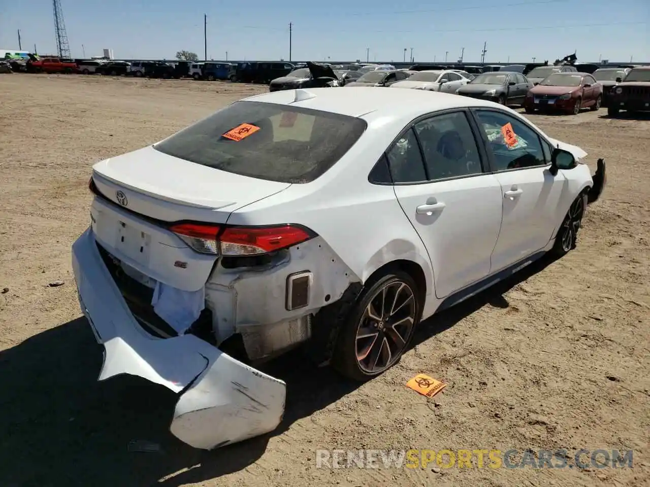 4 Photograph of a damaged car JTDS4MCE5MJ054857 TOYOTA COROLLA 2021