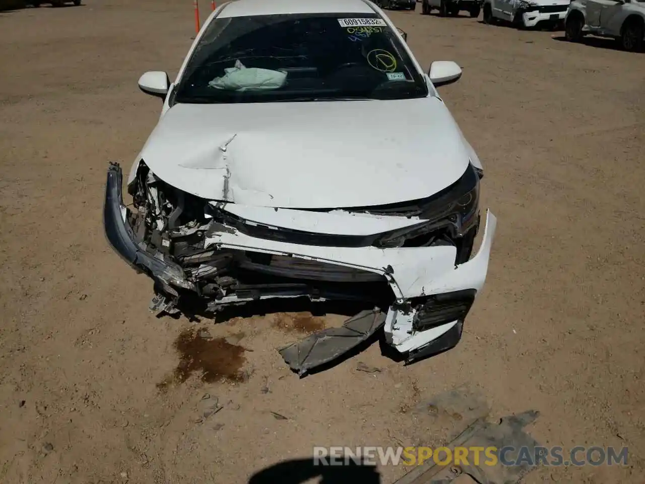 9 Photograph of a damaged car JTDS4MCE5MJ054857 TOYOTA COROLLA 2021