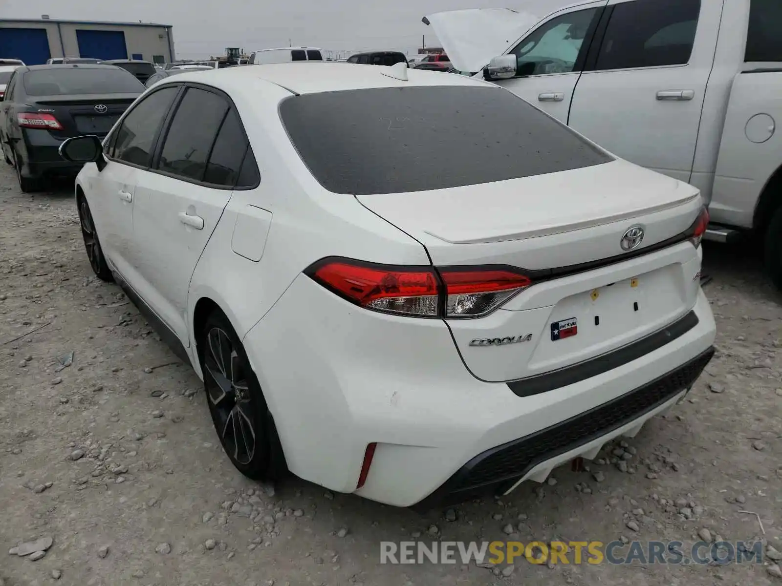 3 Photograph of a damaged car JTDS4MCE5MJ055846 TOYOTA COROLLA 2021