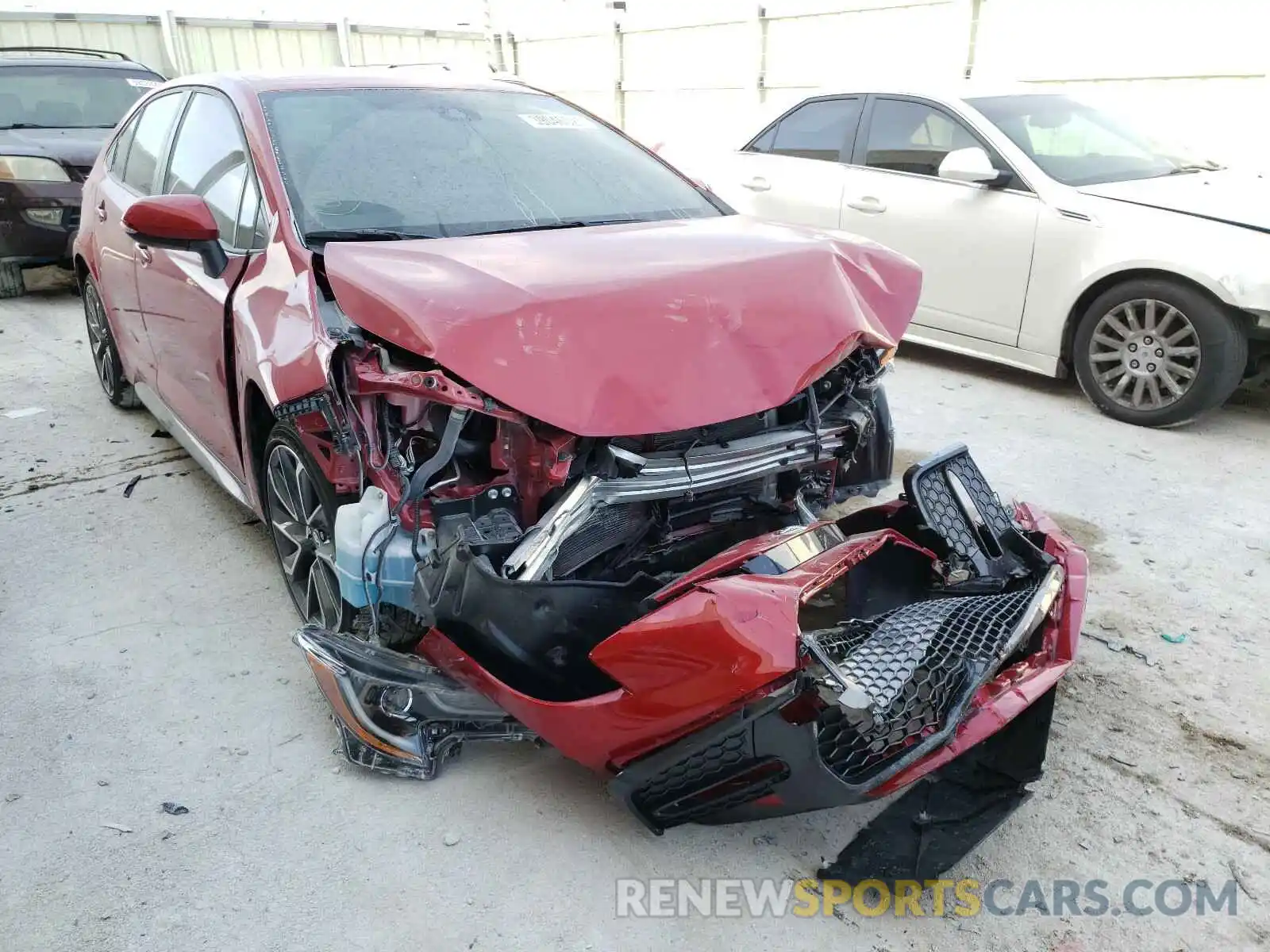 1 Photograph of a damaged car JTDS4MCE5MJ059833 TOYOTA COROLLA 2021