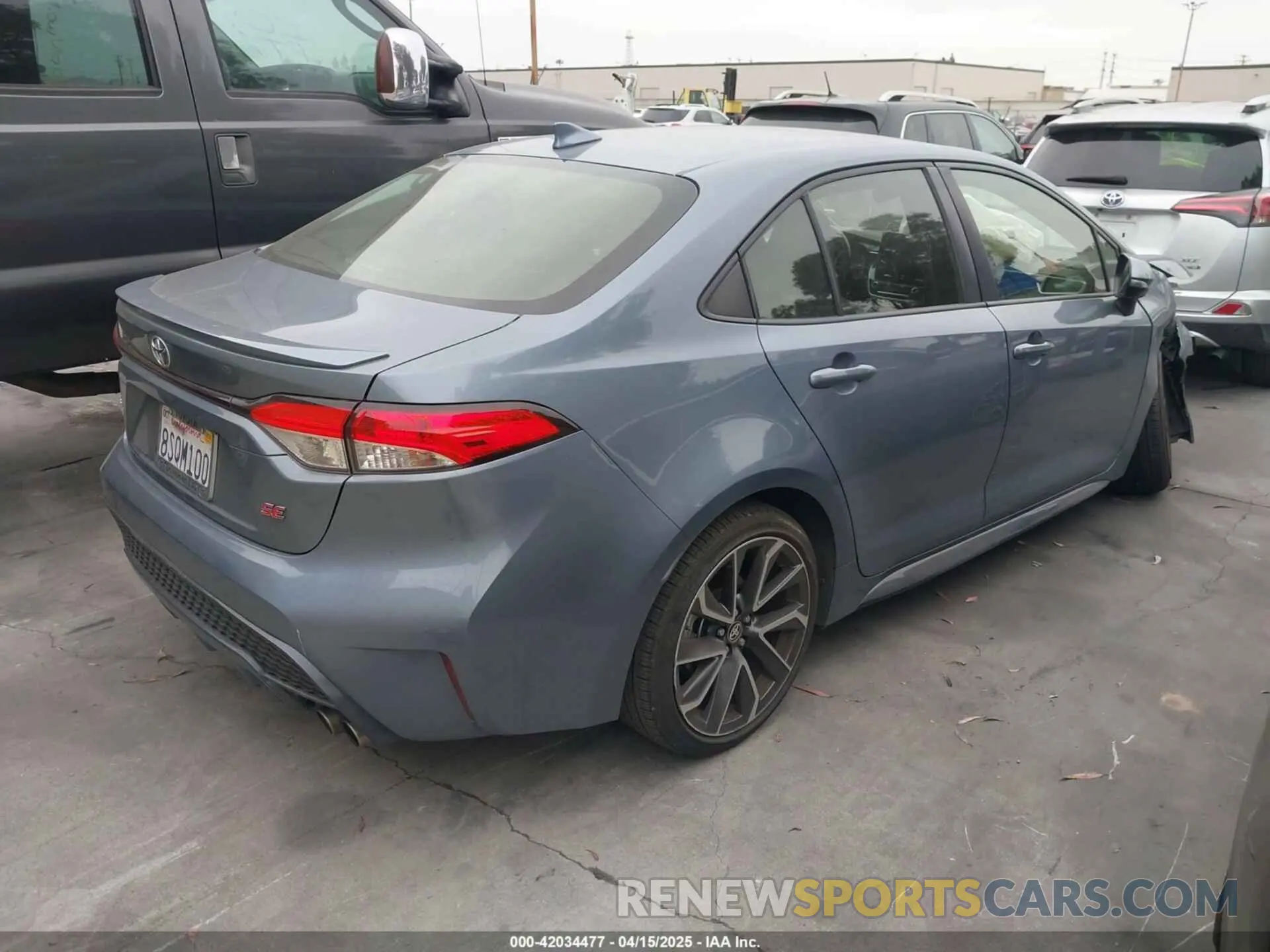 4 Photograph of a damaged car JTDS4MCE5MJ061792 TOYOTA COROLLA 2021