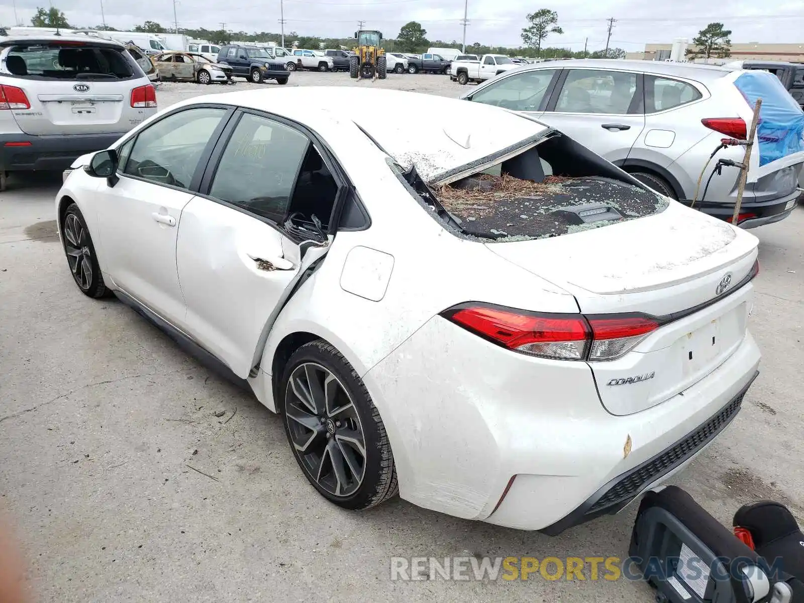 3 Photograph of a damaged car JTDS4MCE5MJ063493 TOYOTA COROLLA 2021