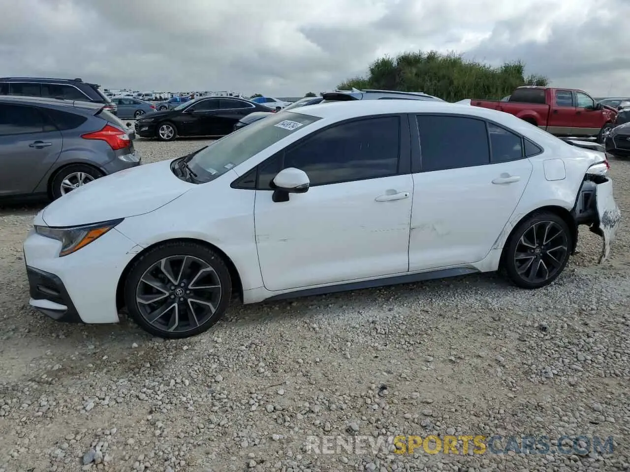 1 Photograph of a damaged car JTDS4MCE5MJ064725 TOYOTA COROLLA 2021