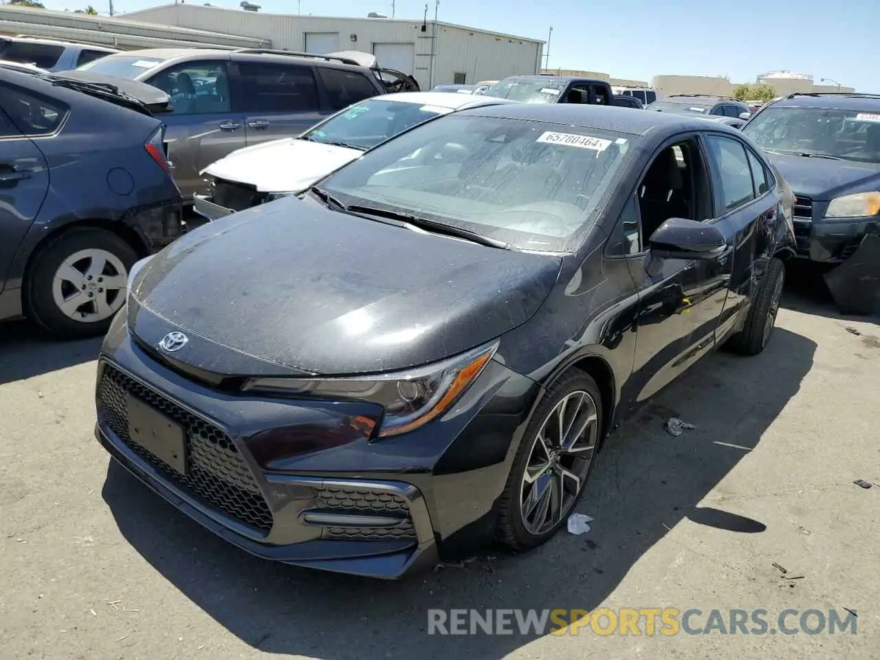 1 Photograph of a damaged car JTDS4MCE5MJ067253 TOYOTA COROLLA 2021