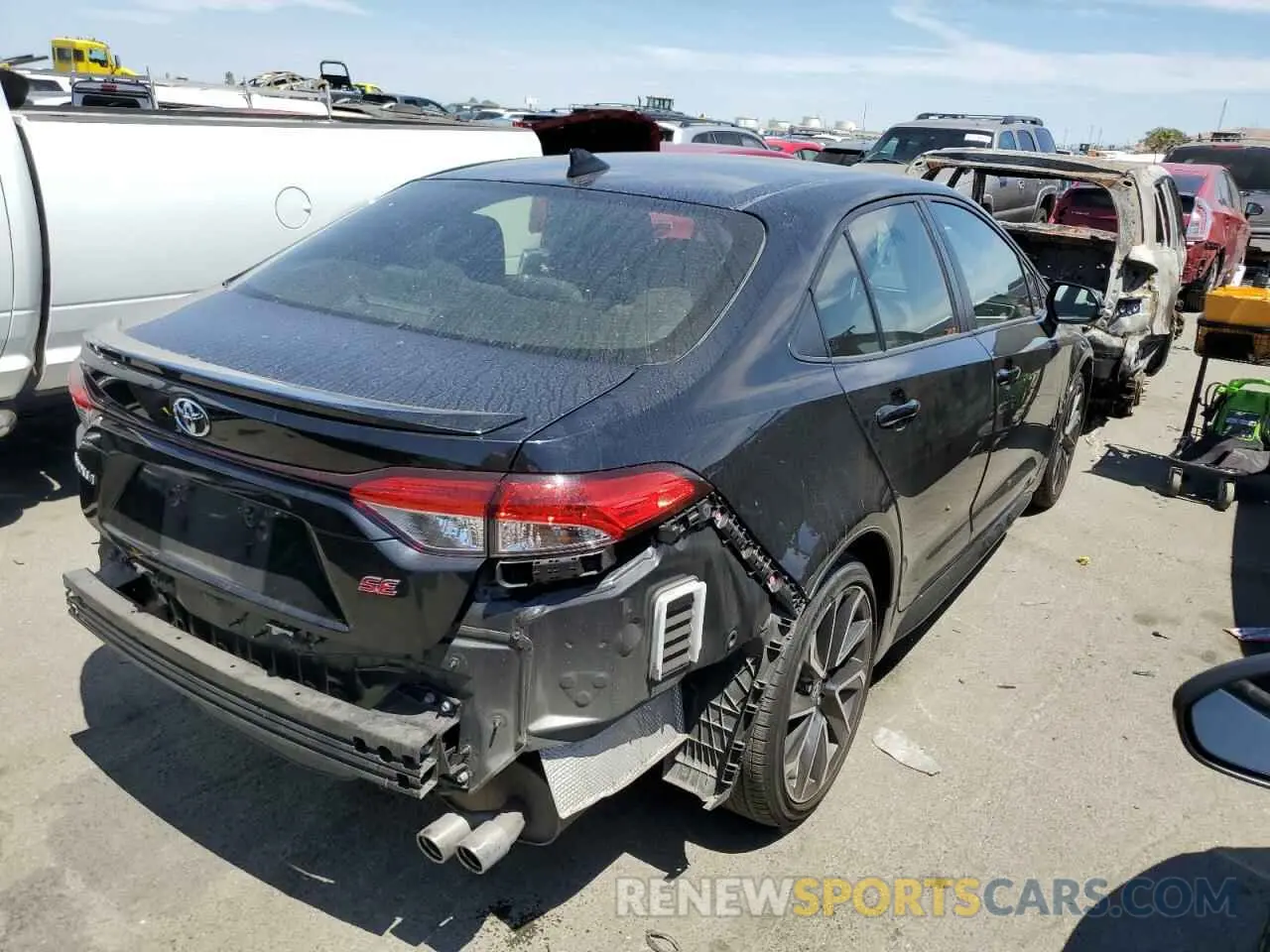 3 Photograph of a damaged car JTDS4MCE5MJ067253 TOYOTA COROLLA 2021