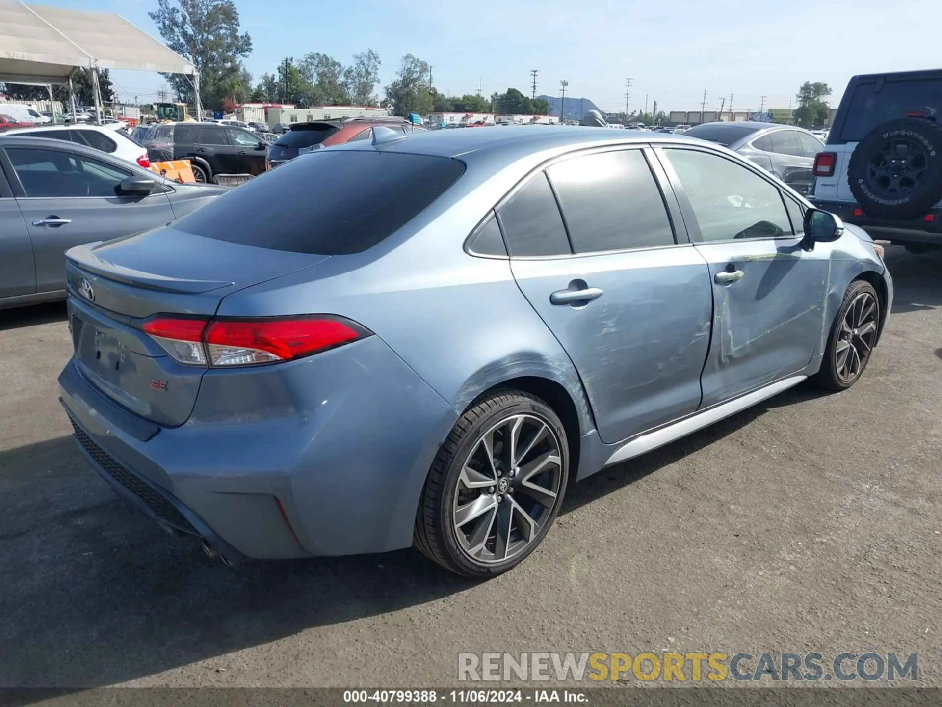 4 Photograph of a damaged car JTDS4MCE5MJ074641 TOYOTA COROLLA 2021