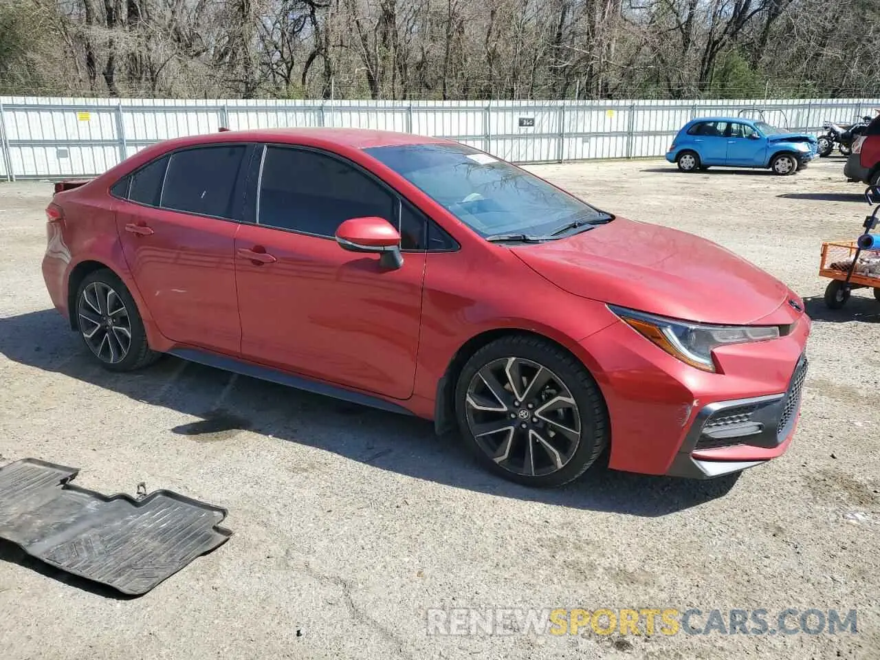 4 Photograph of a damaged car JTDS4MCE6MJ056570 TOYOTA COROLLA 2021
