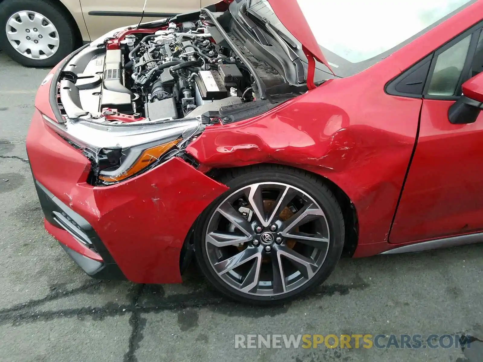 9 Photograph of a damaged car JTDS4MCE6MJ060537 TOYOTA COROLLA 2021