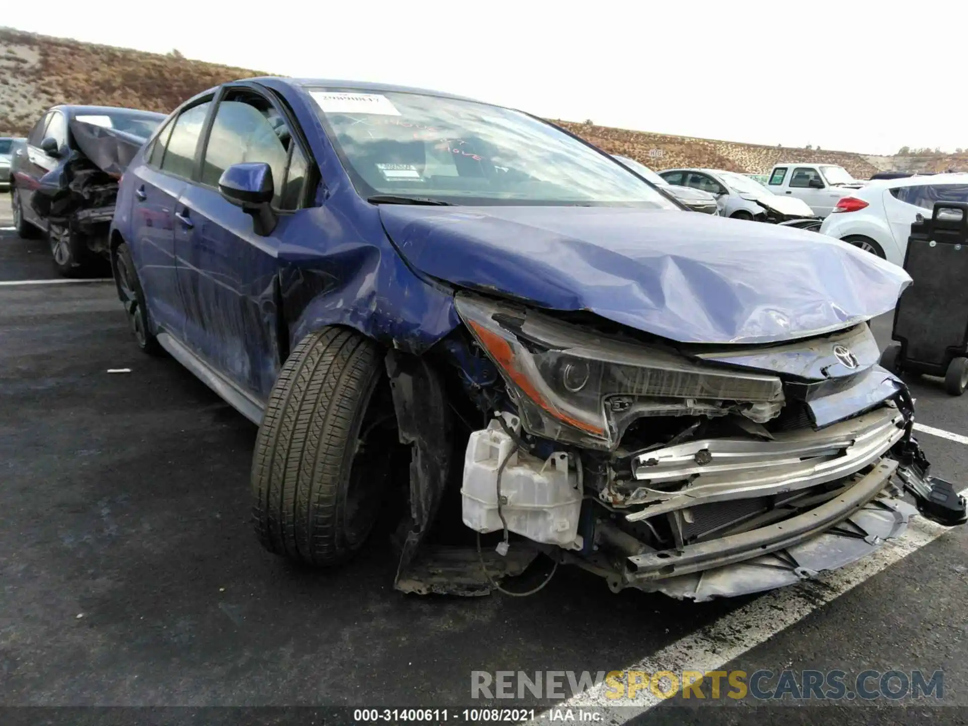 6 Photograph of a damaged car JTDS4MCE6MJ063356 TOYOTA COROLLA 2021