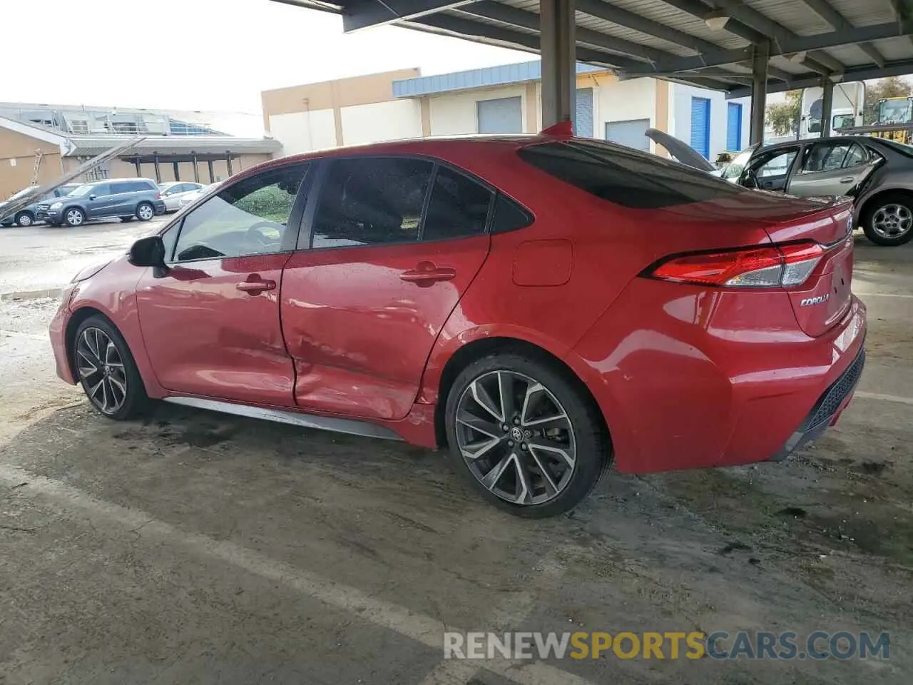 2 Photograph of a damaged car JTDS4MCE6MJ064023 TOYOTA COROLLA 2021