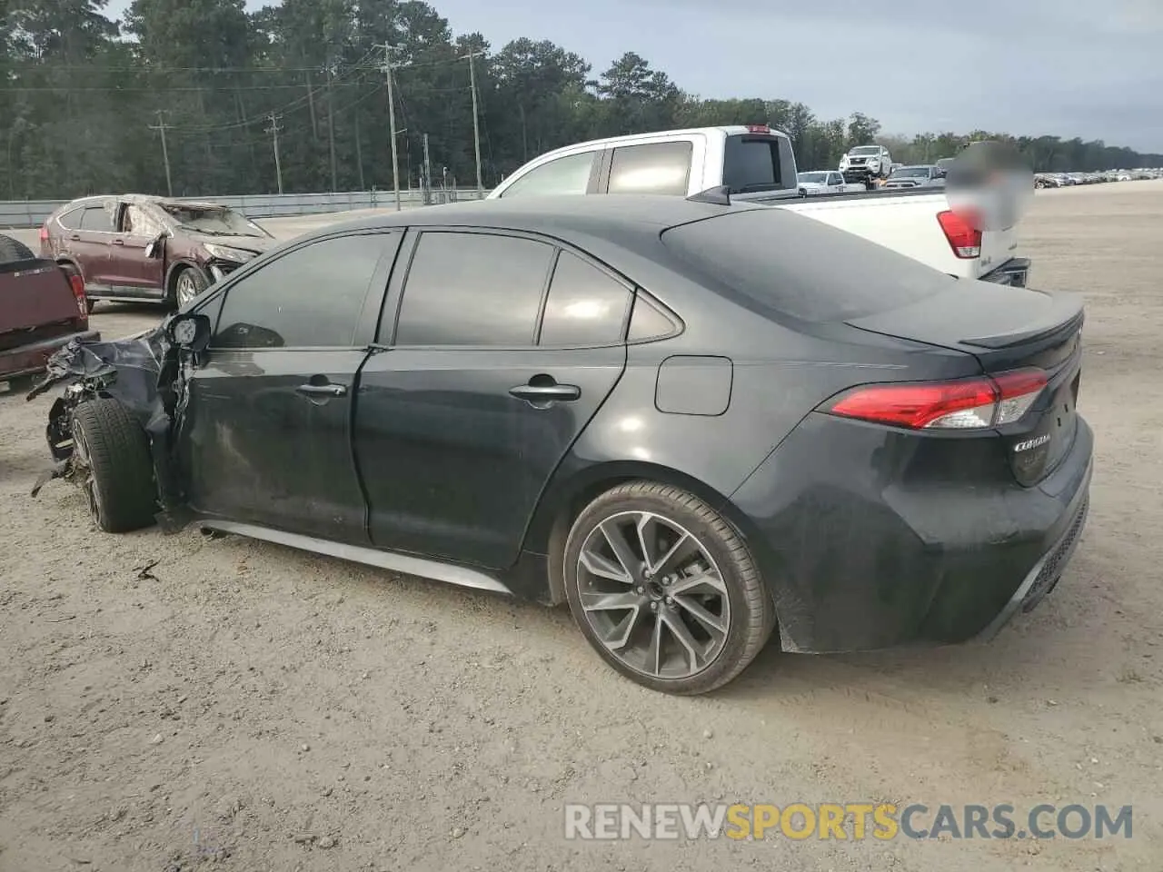 2 Photograph of a damaged car JTDS4MCE6MJ072803 TOYOTA COROLLA 2021