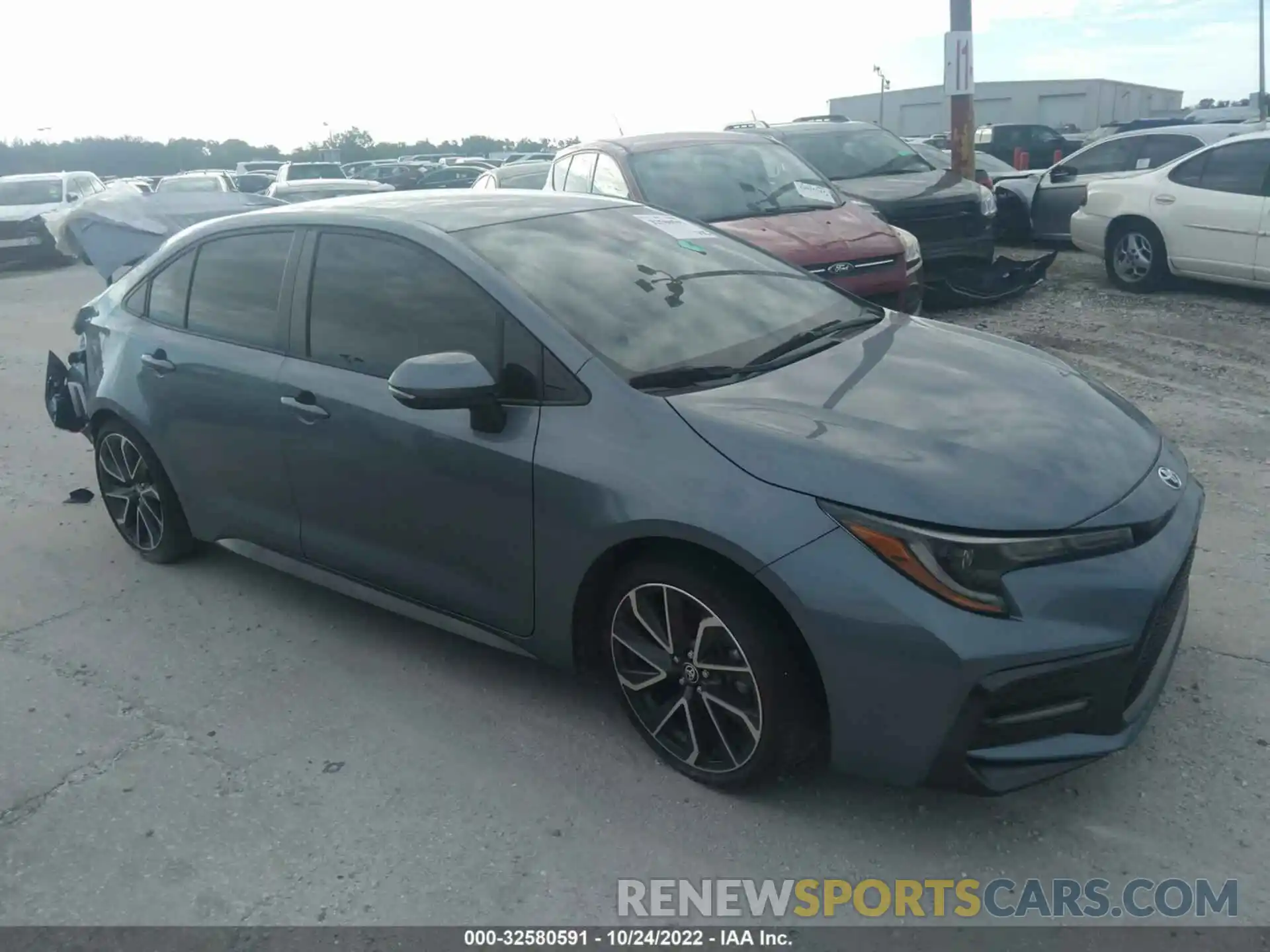 1 Photograph of a damaged car JTDS4MCE6MJ072896 TOYOTA COROLLA 2021