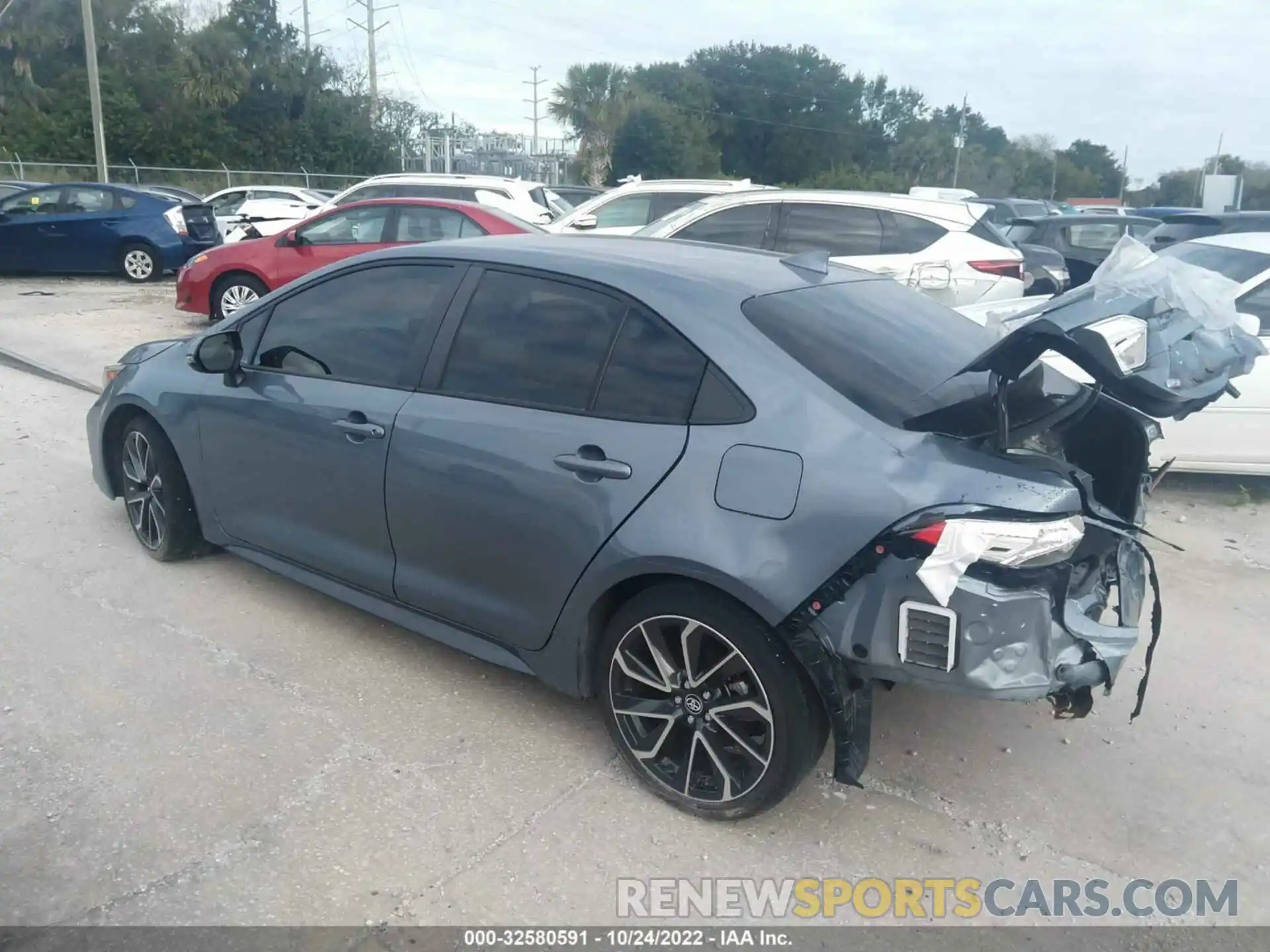 3 Photograph of a damaged car JTDS4MCE6MJ072896 TOYOTA COROLLA 2021