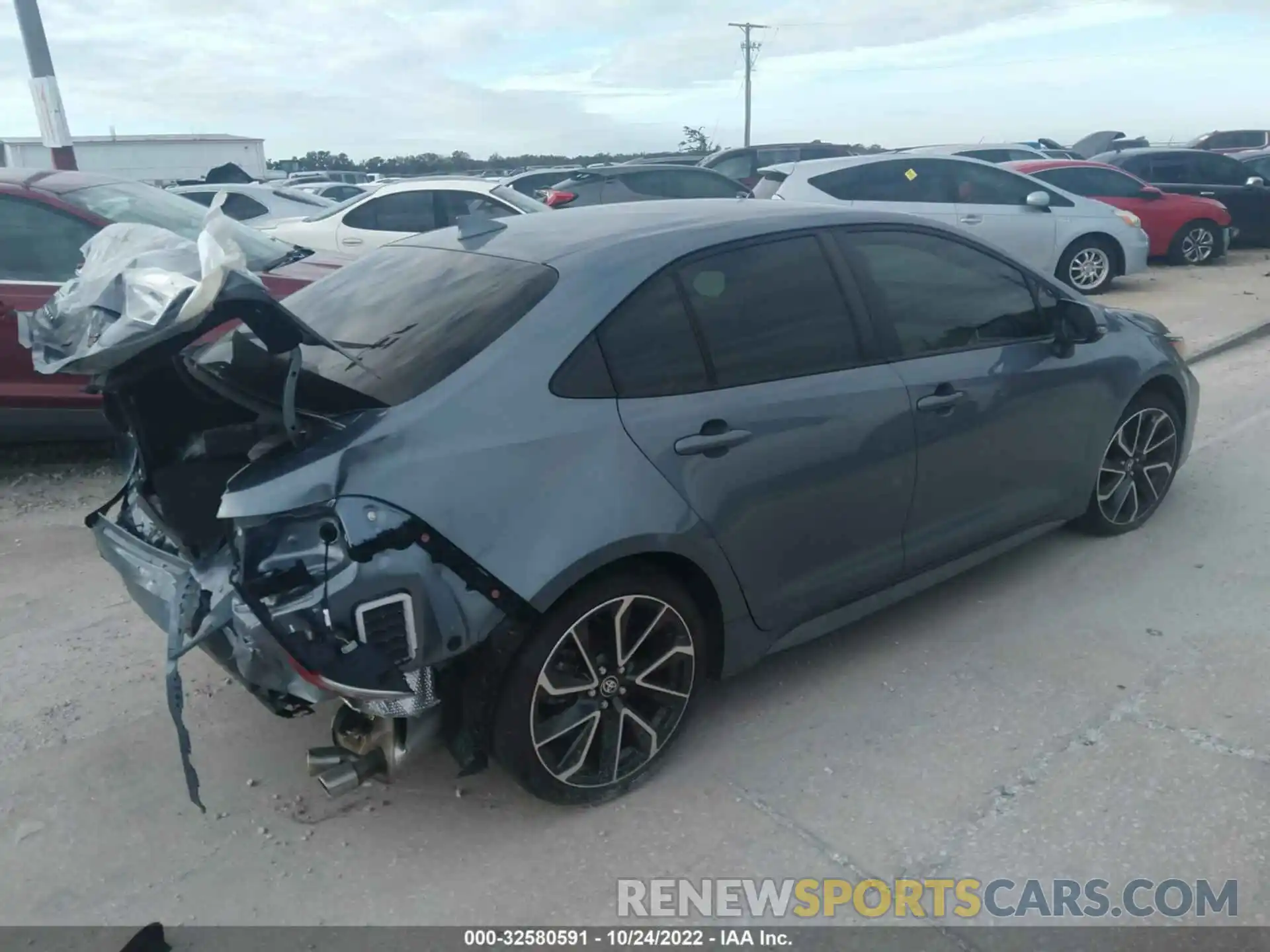 4 Photograph of a damaged car JTDS4MCE6MJ072896 TOYOTA COROLLA 2021