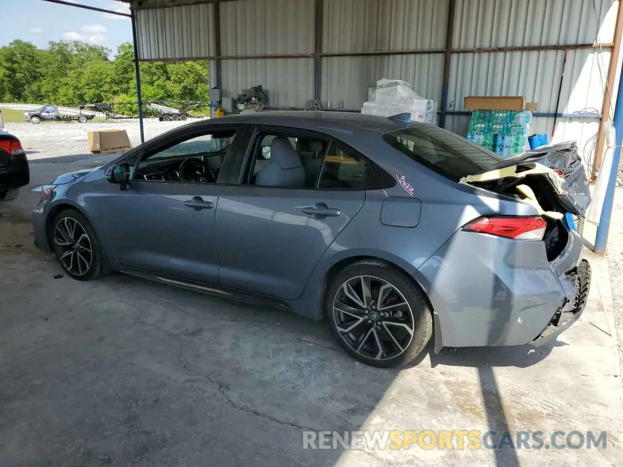 2 Photograph of a damaged car JTDS4MCE6MJ076706 TOYOTA COROLLA 2021