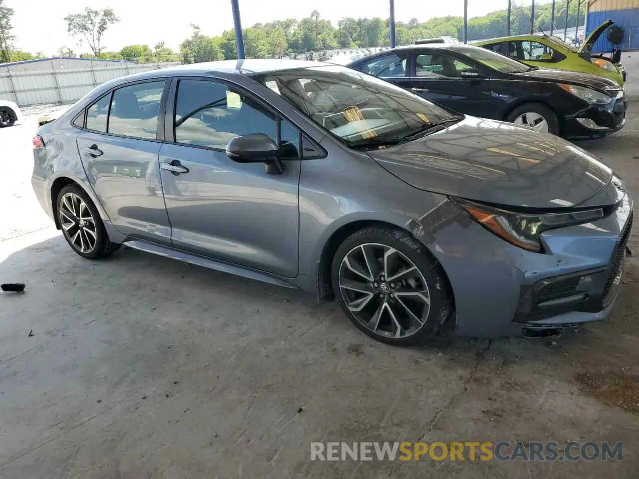 4 Photograph of a damaged car JTDS4MCE6MJ076706 TOYOTA COROLLA 2021