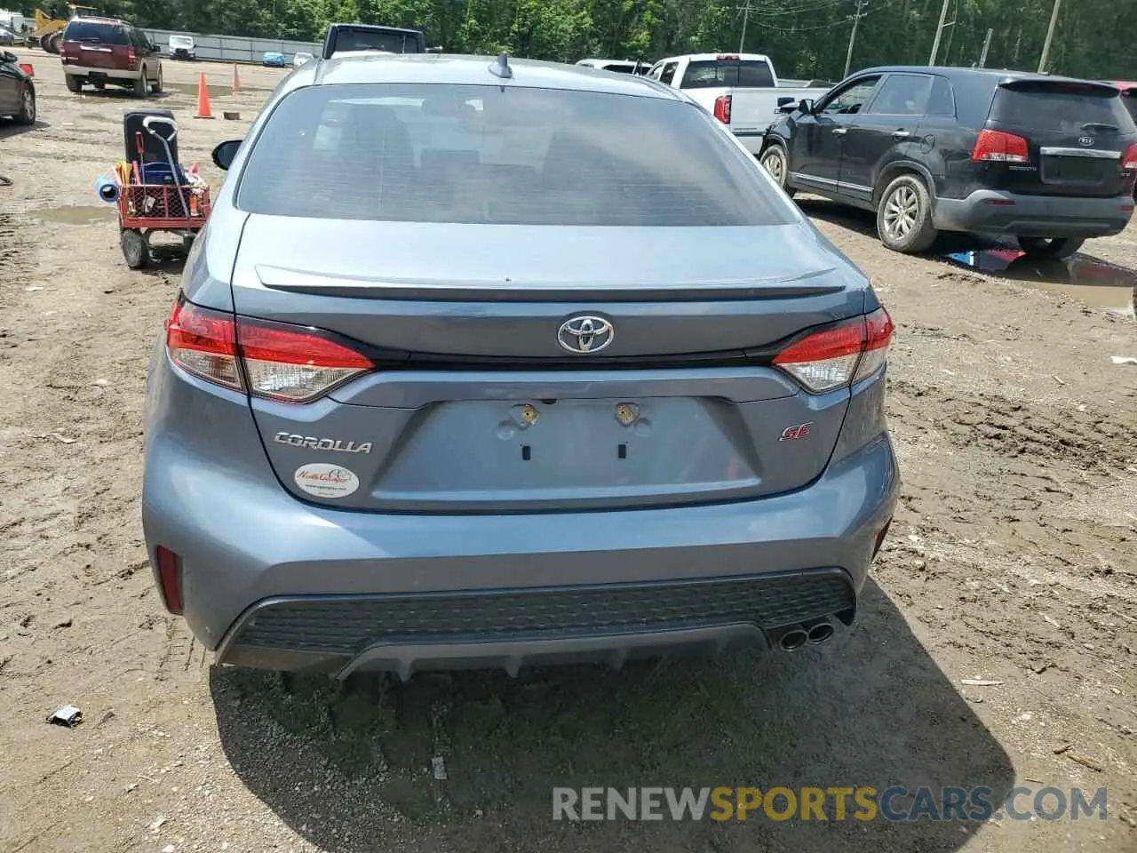6 Photograph of a damaged car JTDS4MCE7MJ057727 TOYOTA COROLLA 2021