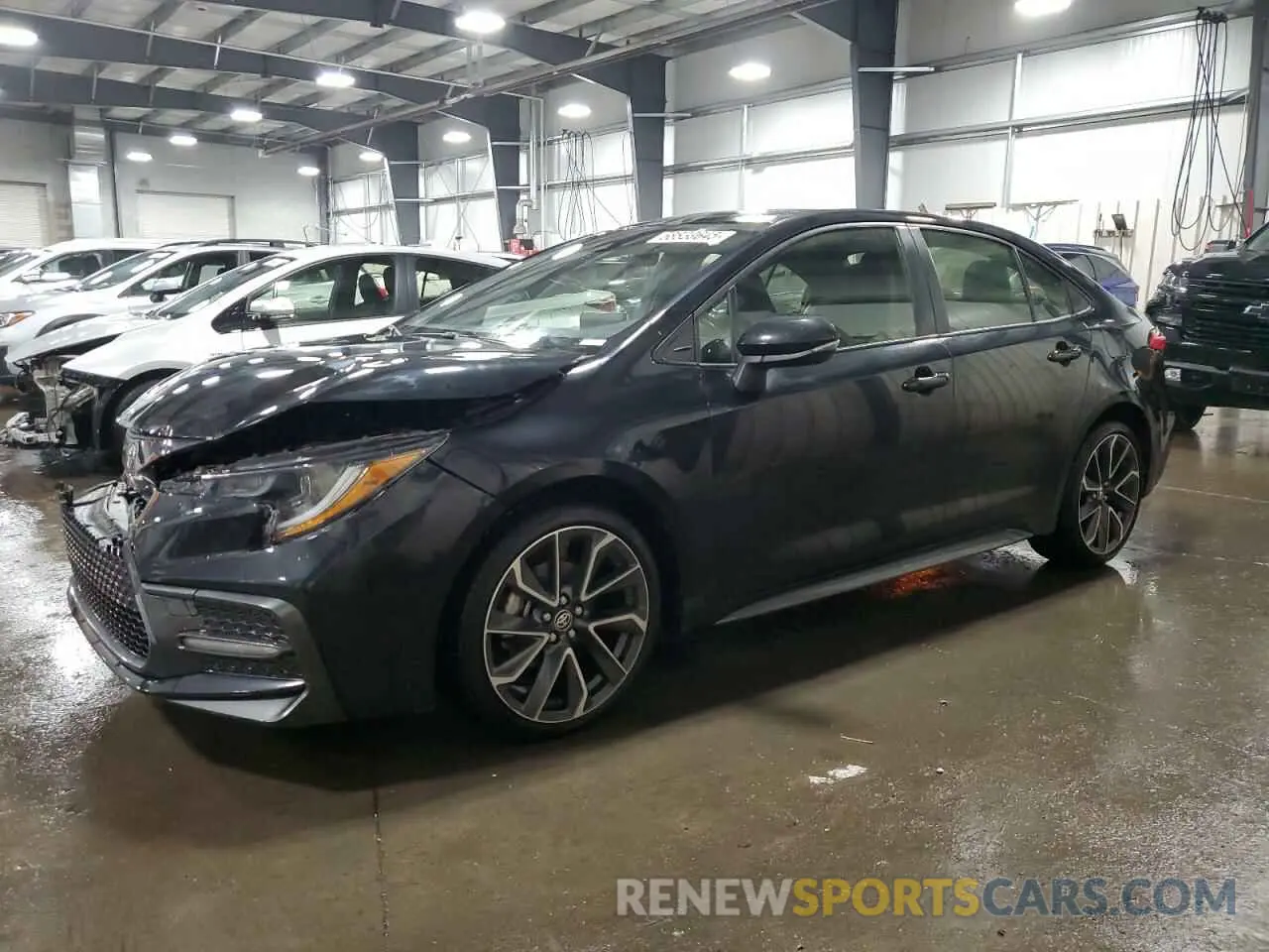 1 Photograph of a damaged car JTDS4MCE7MJ062233 TOYOTA COROLLA 2021