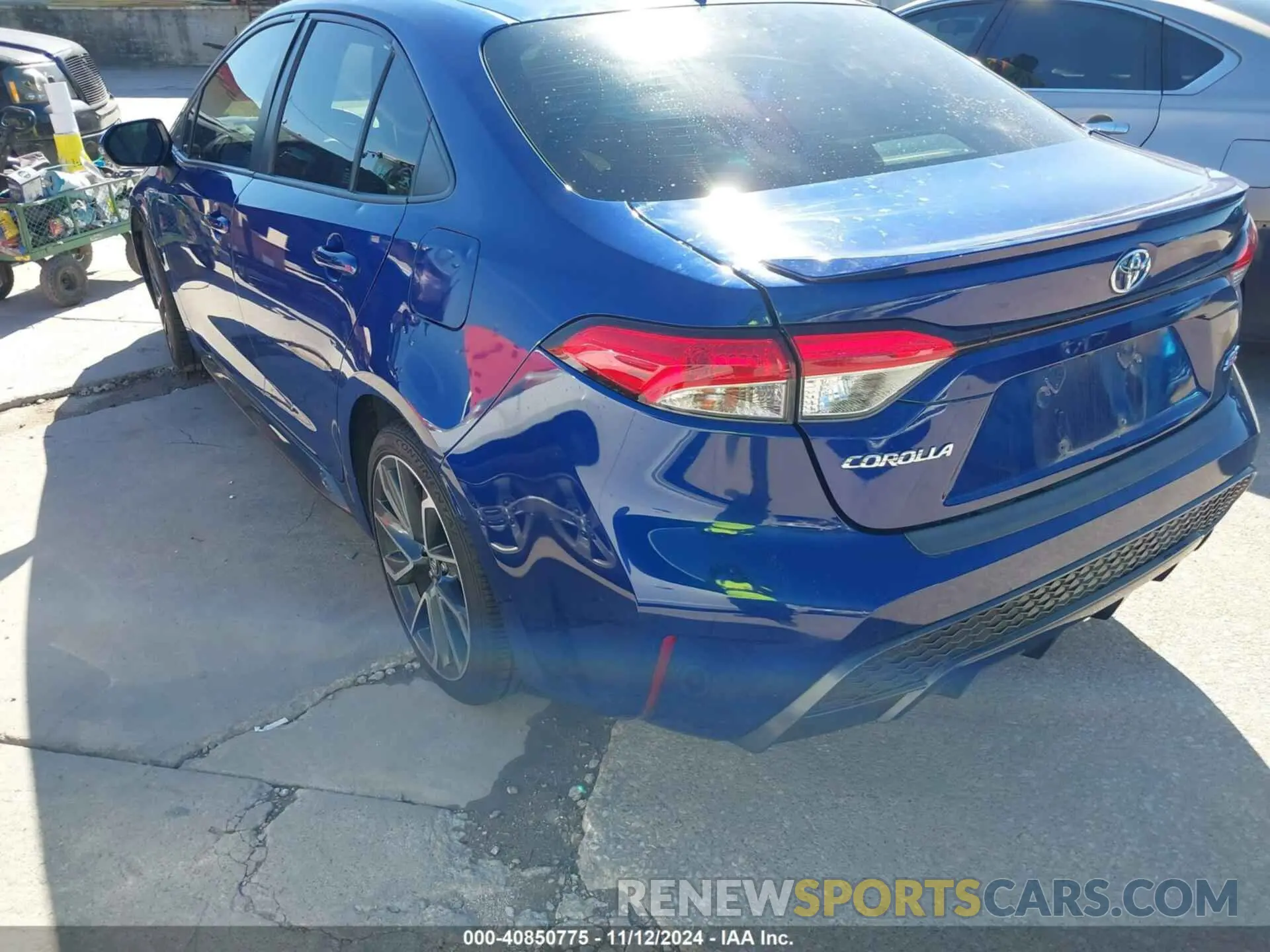 3 Photograph of a damaged car JTDS4MCE7MJ062927 TOYOTA COROLLA 2021