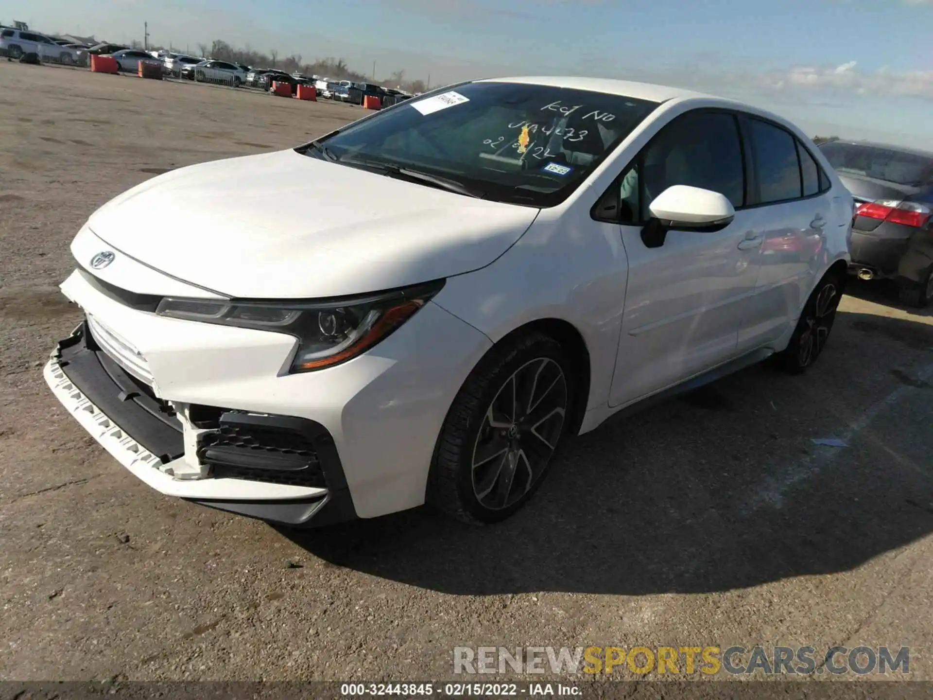 2 Photograph of a damaged car JTDS4MCE7MJ064273 TOYOTA COROLLA 2021