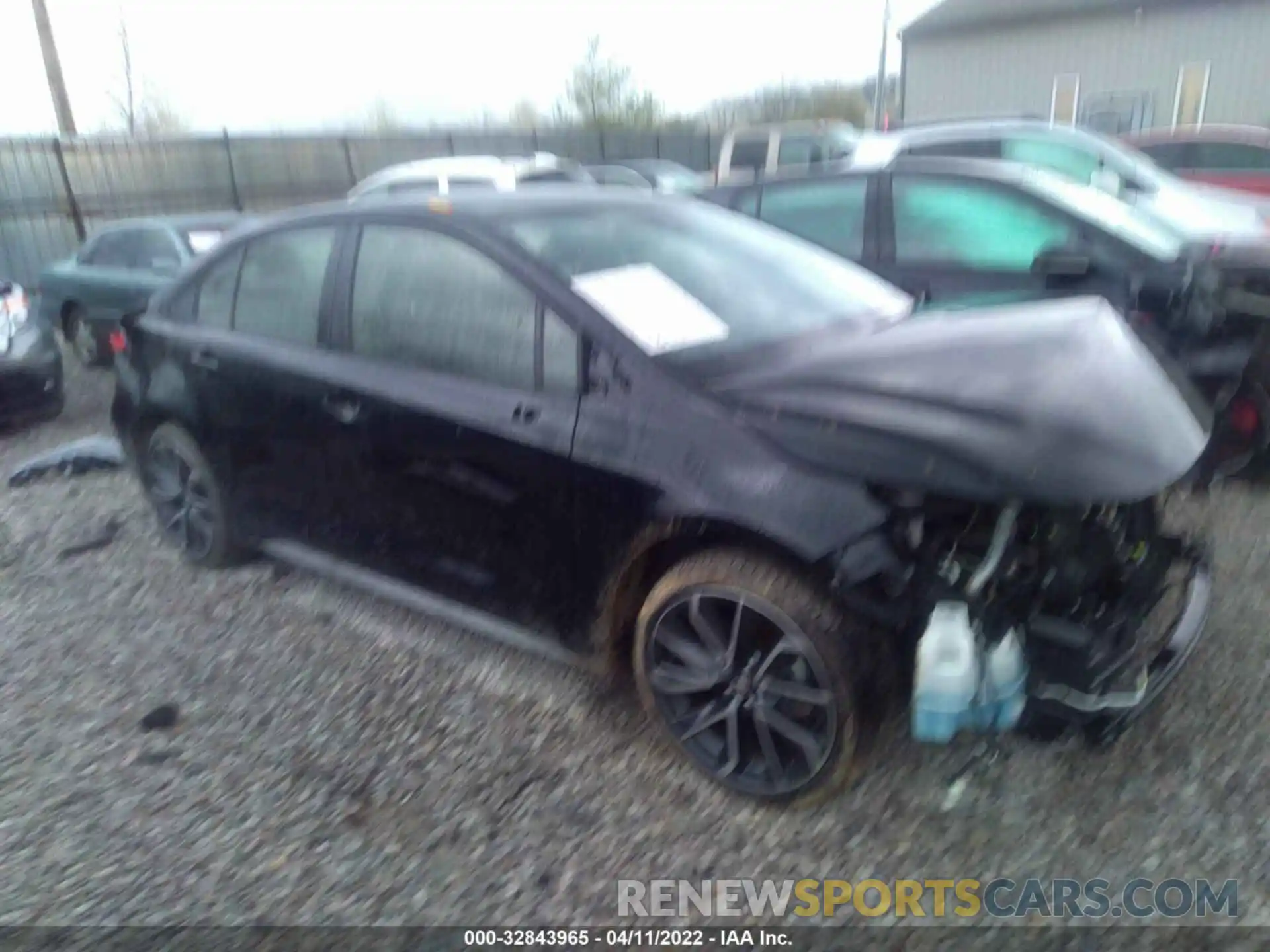 1 Photograph of a damaged car JTDS4MCE7MJ077766 TOYOTA COROLLA 2021