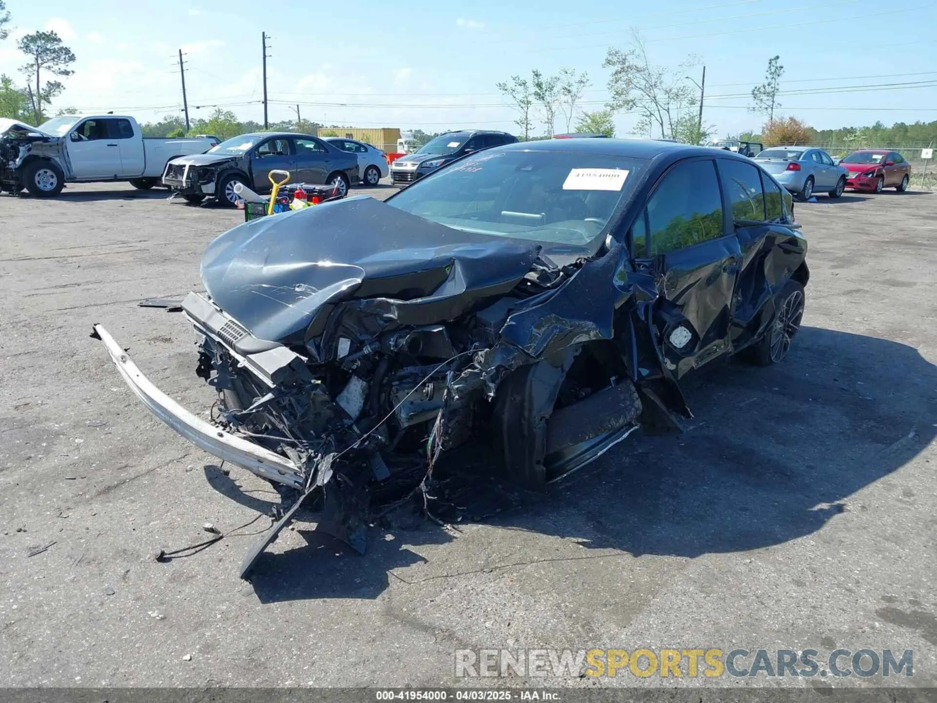 2 Photograph of a damaged car JTDS4MCE7MJ077928 TOYOTA COROLLA 2021