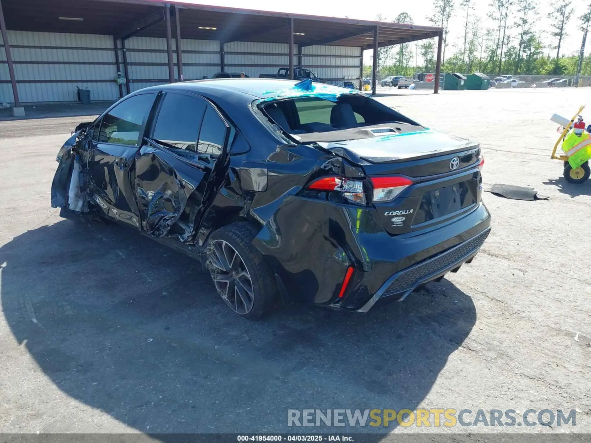 3 Photograph of a damaged car JTDS4MCE7MJ077928 TOYOTA COROLLA 2021