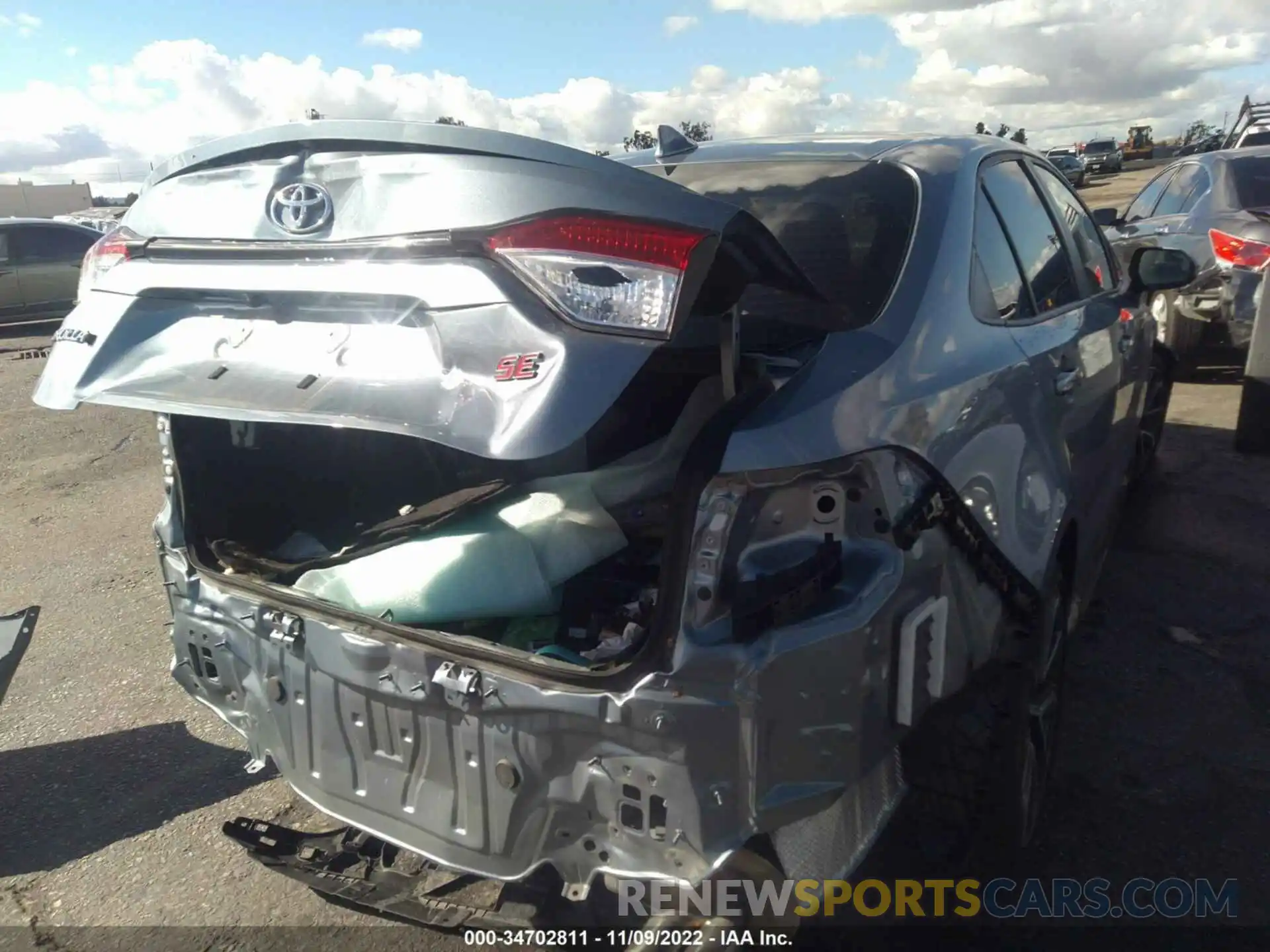 6 Photograph of a damaged car JTDS4MCE7MJ079355 TOYOTA COROLLA 2021