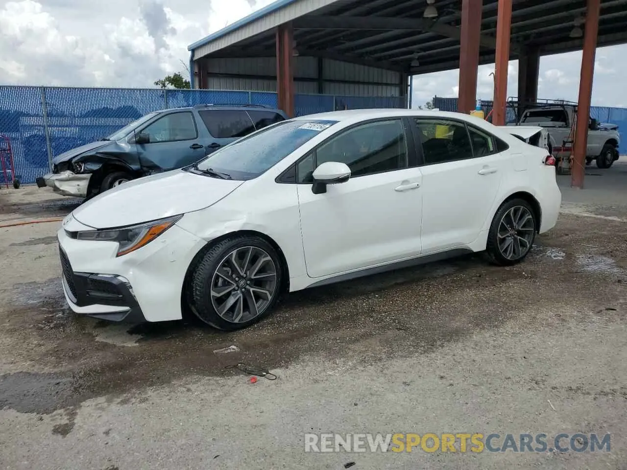 1 Photograph of a damaged car JTDS4MCE7MJ079646 TOYOTA COROLLA 2021