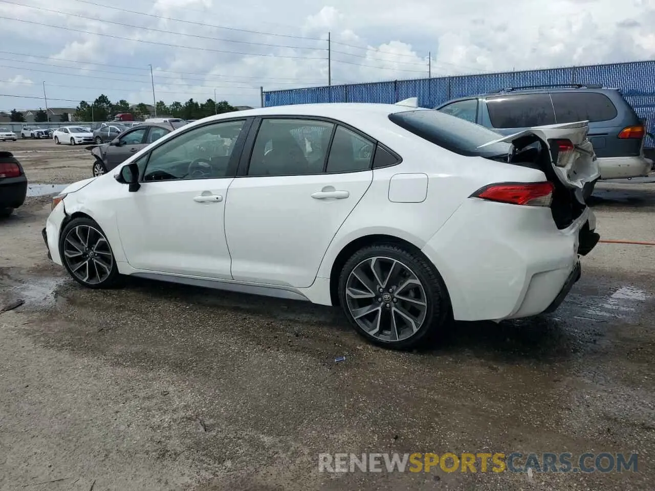 2 Photograph of a damaged car JTDS4MCE7MJ079646 TOYOTA COROLLA 2021