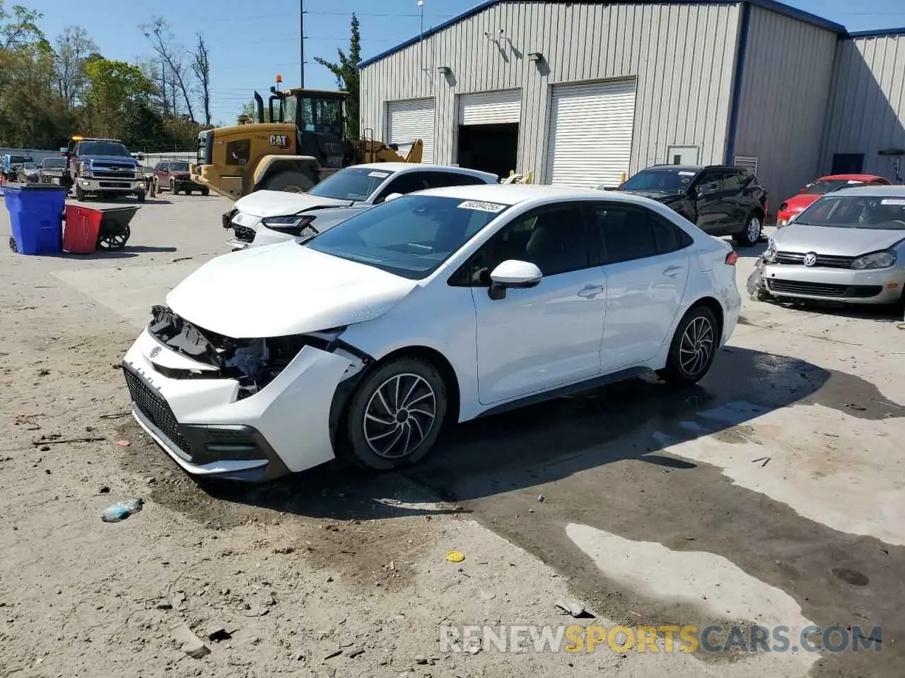 1 Photograph of a damaged car JTDS4MCE8MJ055548 TOYOTA COROLLA 2021